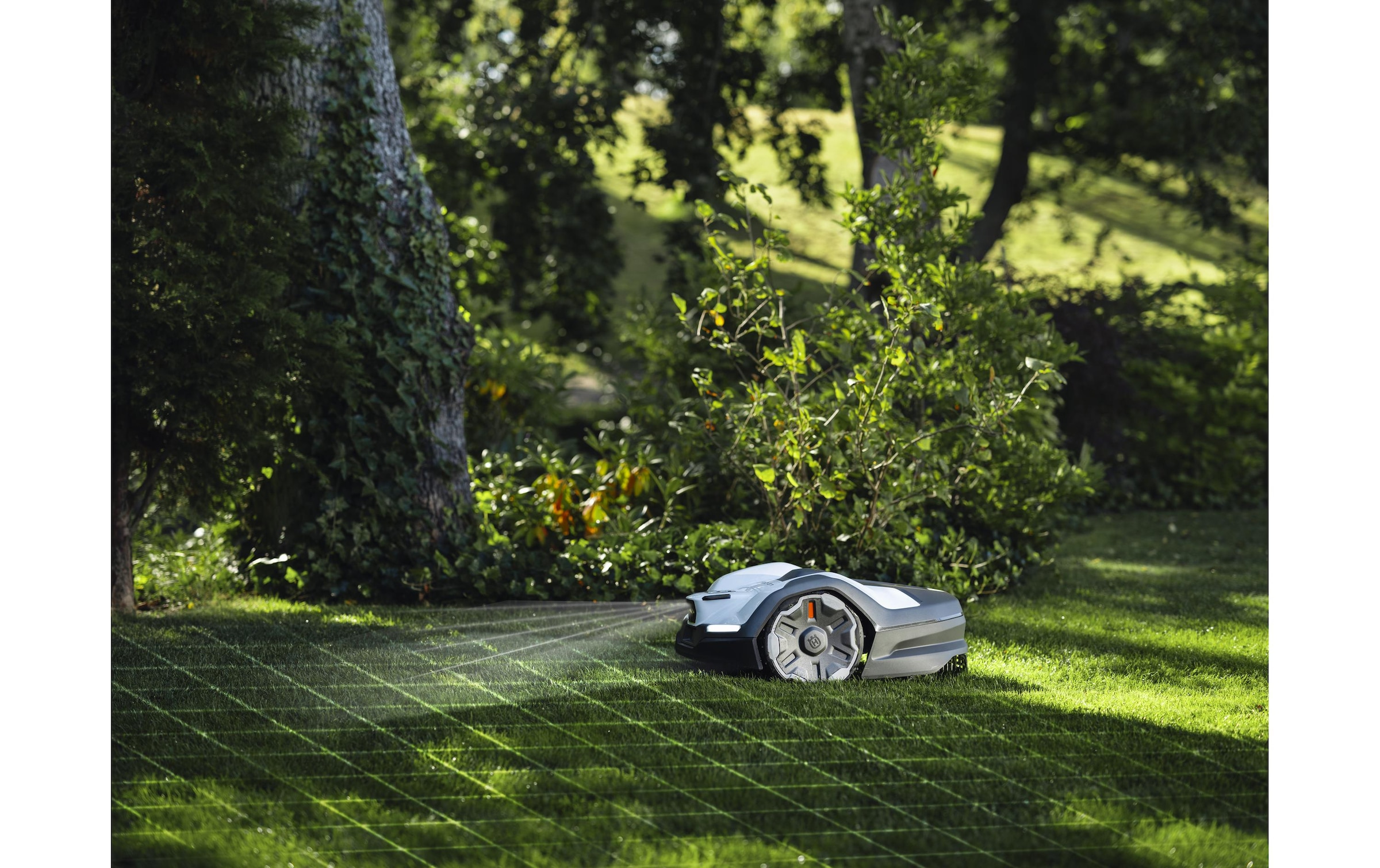 Husqvarna Rasenmähroboter »410 VE NERA ohne Referenzstation 1500 m²«  mit Diebstahlalarm, GPS, PIN-Code