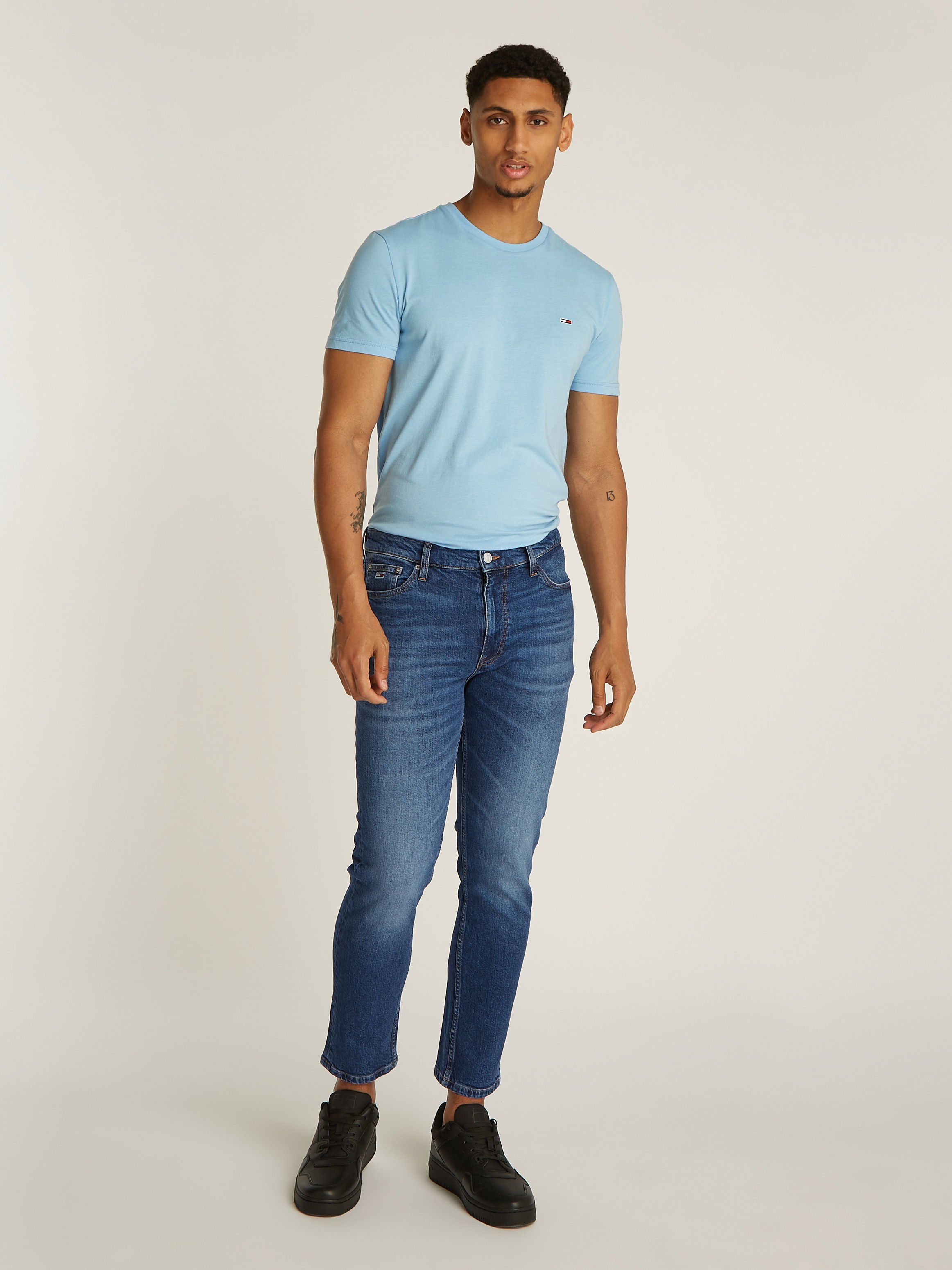Tommy Jeans Regular-fit-Jeans »DAD JEAN RGLR TPRD«, mit Logoprägung