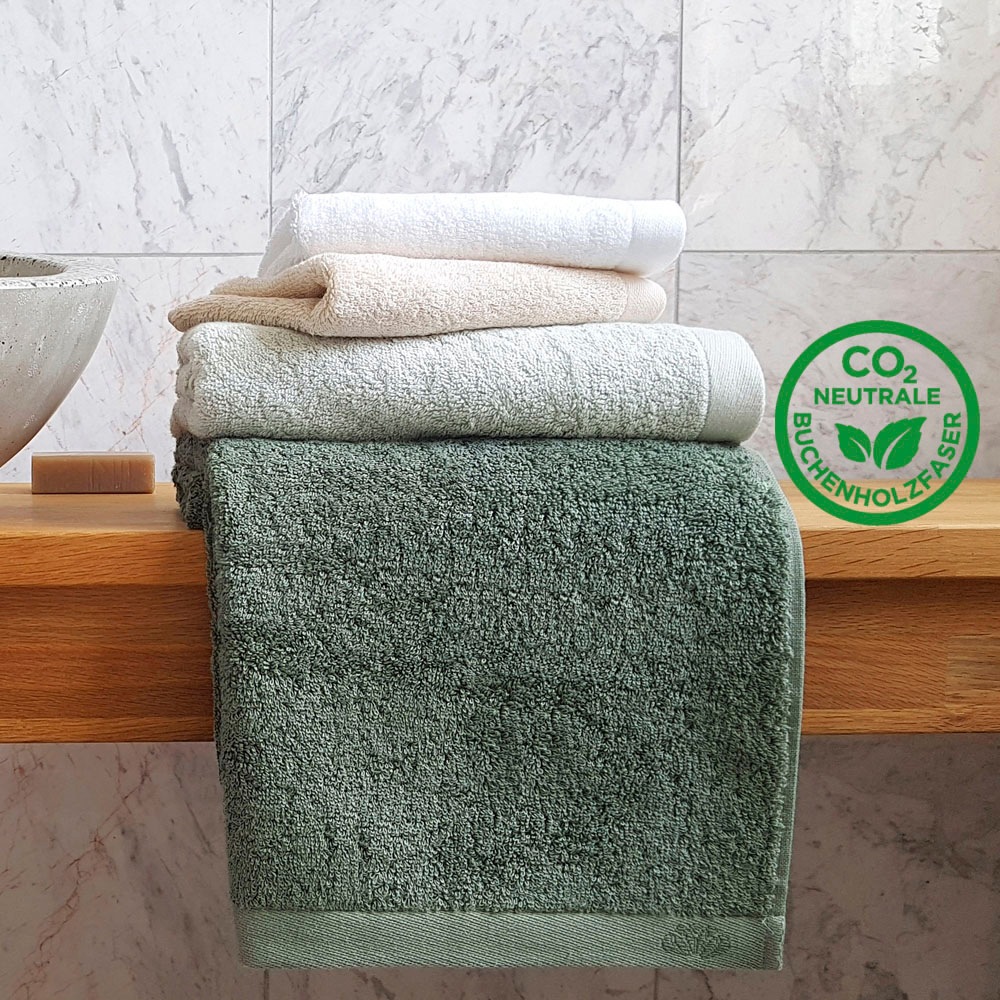 framsohn frottier Duschtuch »Botanic Deluxe Badetuch« superweich, hergestellt in Österreich, neutrale Buchenholzfaser Modal