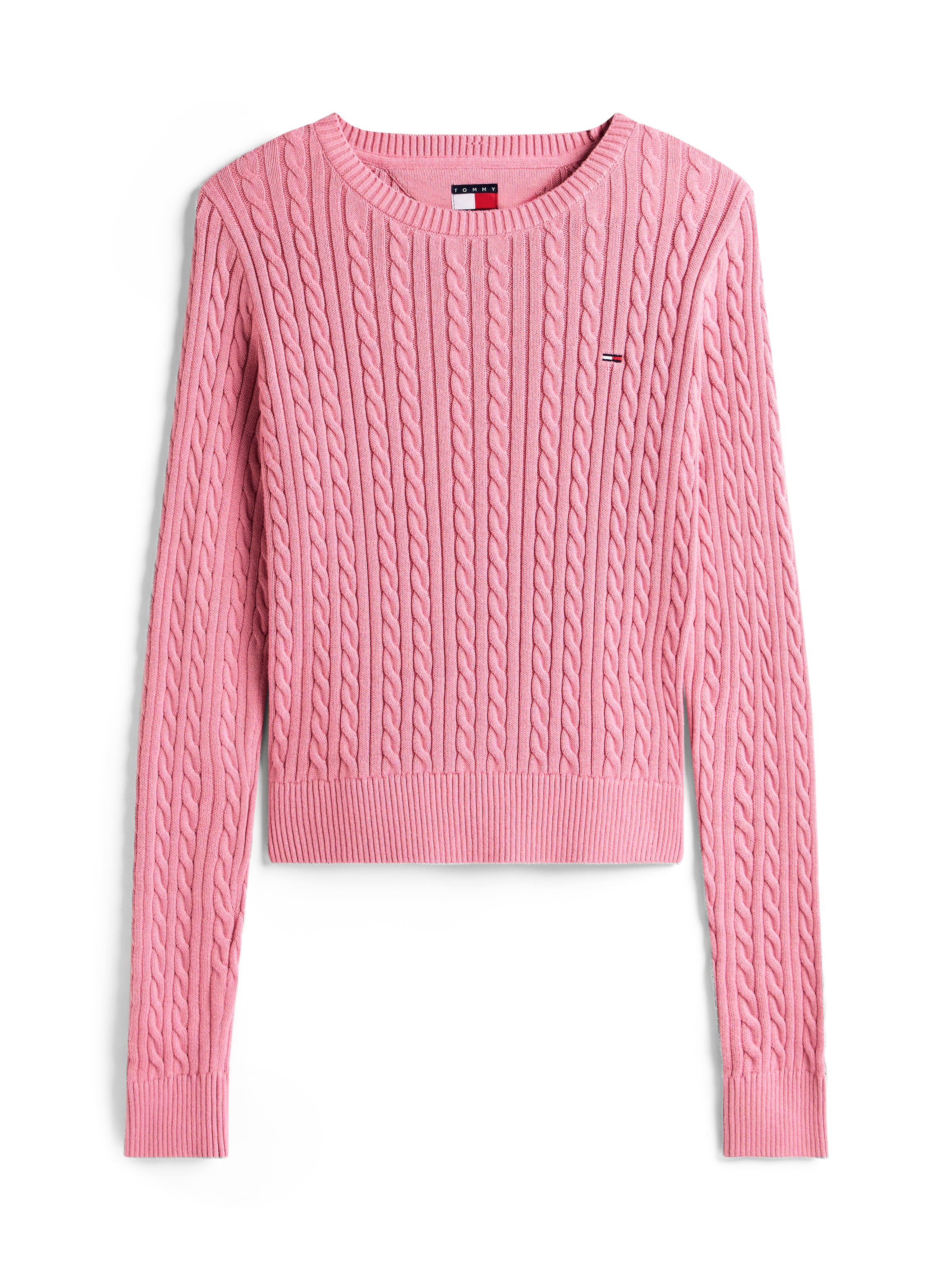 Tommy Jeans Strickpullover »TJW CABLE ESSENTIAL SWEATER«, mit Zopfmuster