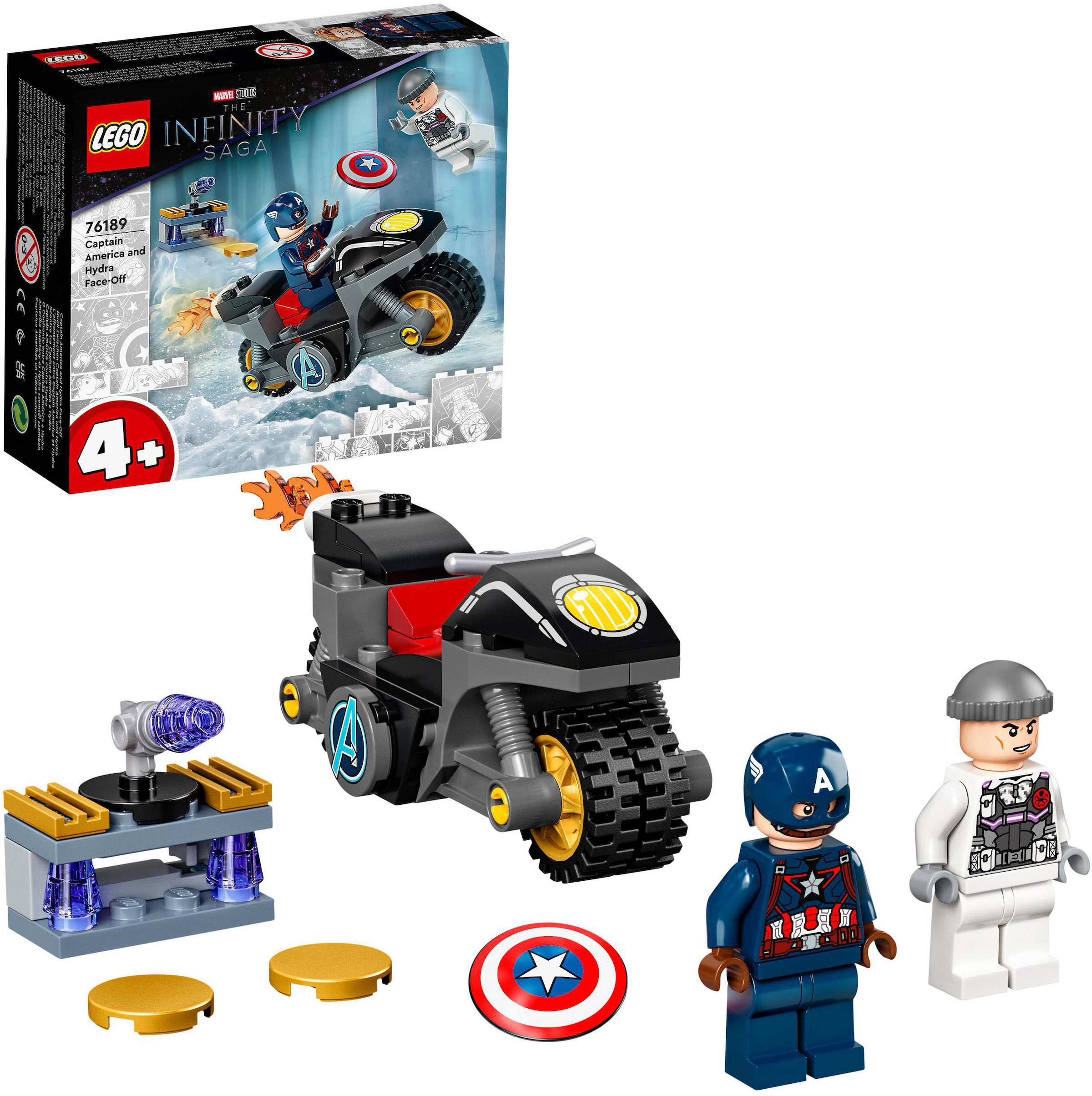 Image of LEGO® Konstruktionsspielsteine »Duell zwischen Captain America und Hydra (76189)«, (49 St.), Marvel Avengers Movie 4 bei Ackermann Versand Schweiz