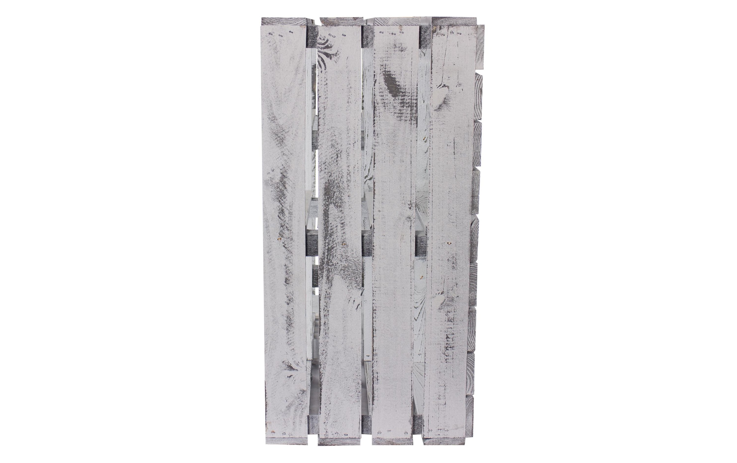 Holz Zollhaus Regal »Vintage Shabby, Weiss, 77 x 68 cm«