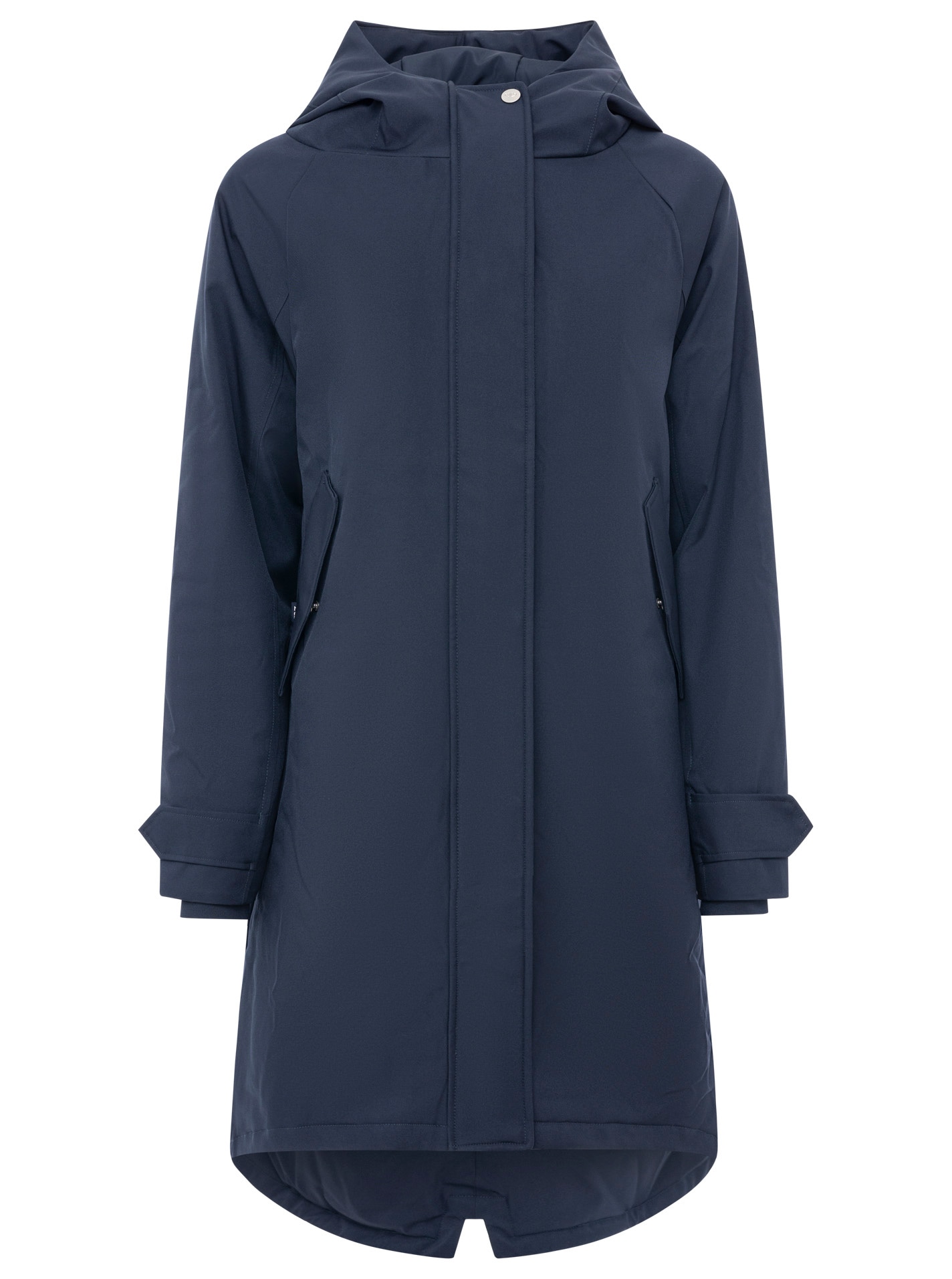 Zwillingsherz Manteau court »"Keep Smiling"« Kapuze, verdeckter Reissverschluss