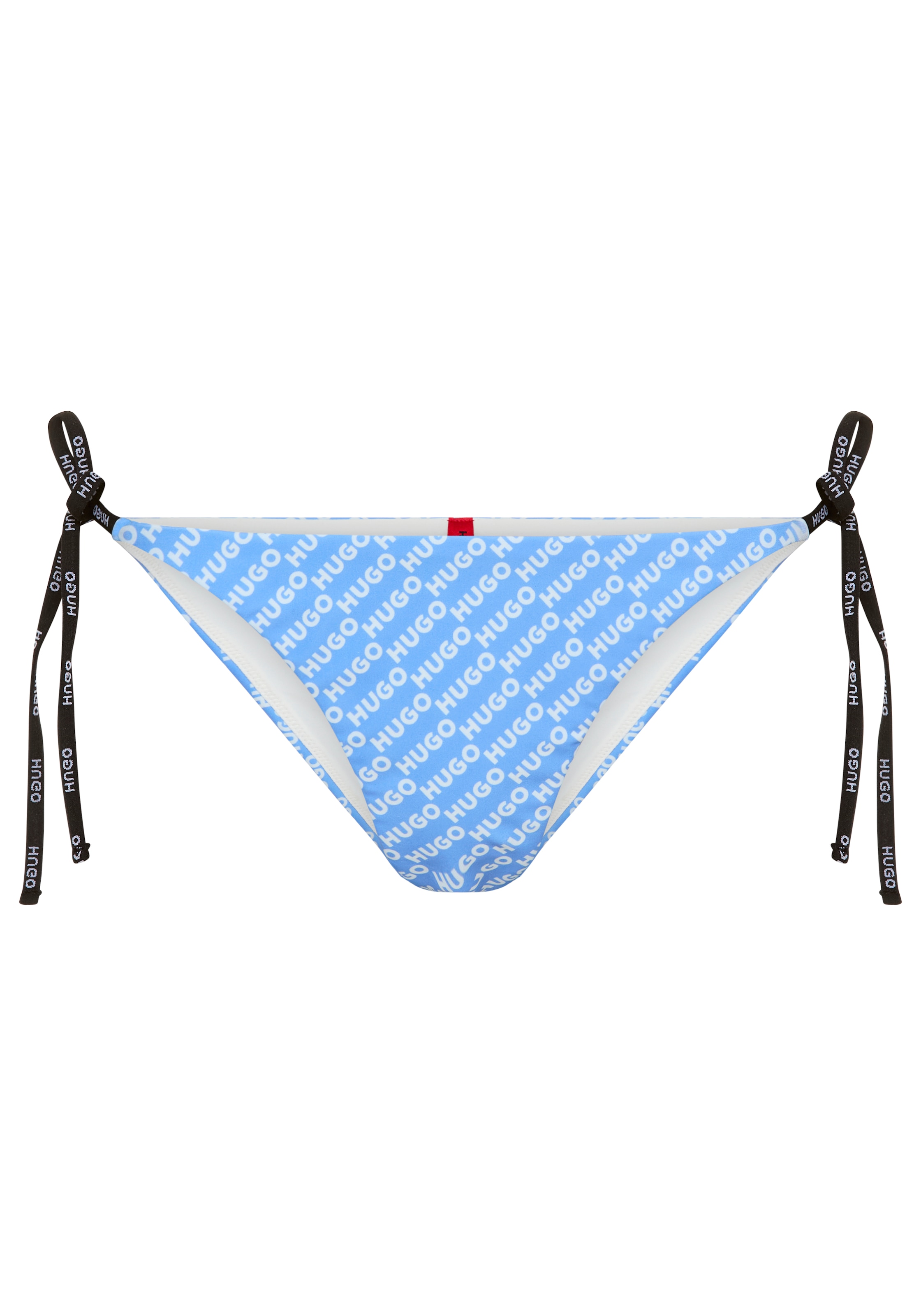 Image of HUGO Underwear Bikini-Hose "PURE SIDE TIE" Stretch-Gewebe, Allover Print