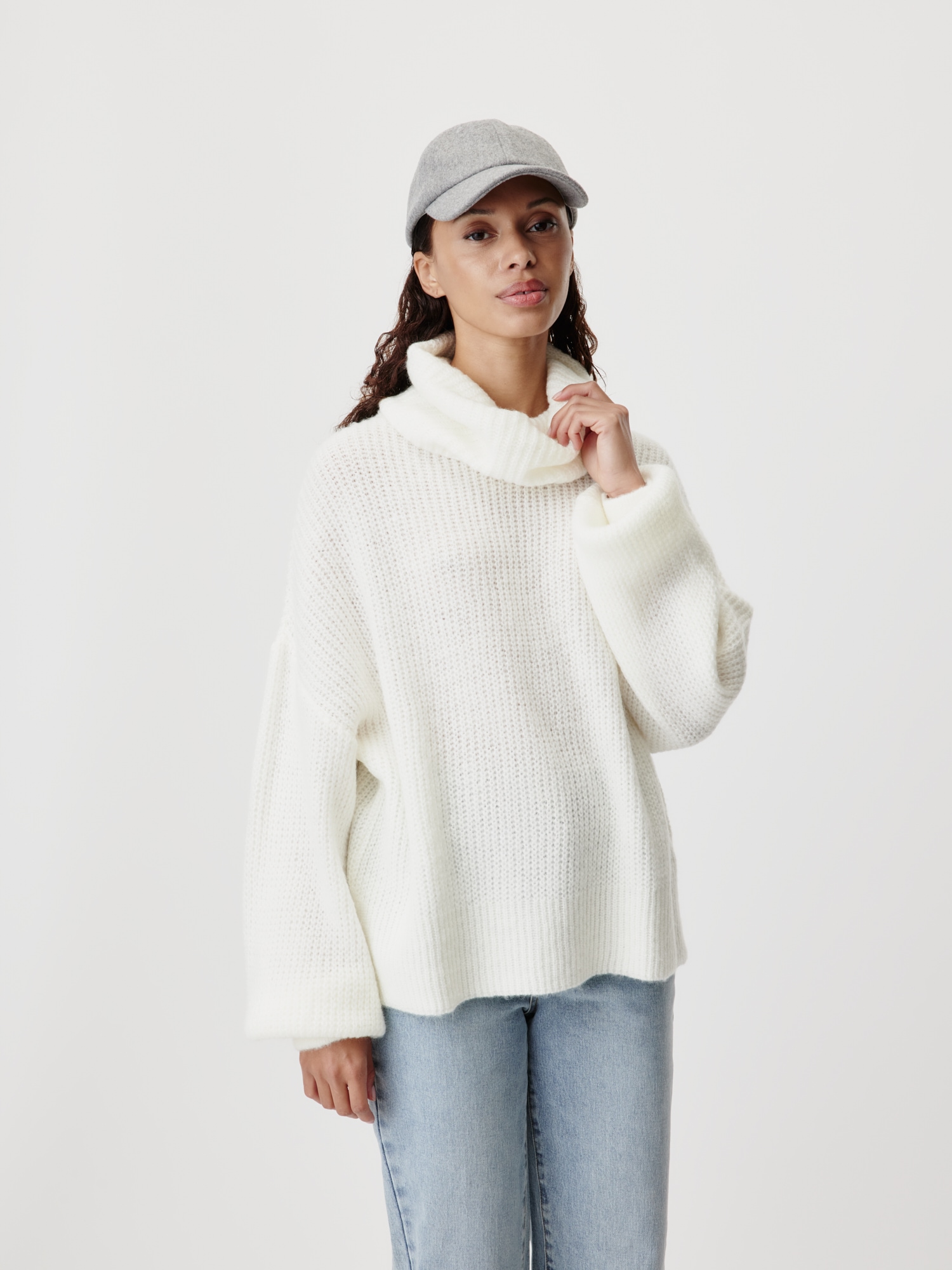 LeGer Strickpullover »Jarine, LeGer by Lena Gercke« Loose fit mit Rundhalsausschnitt