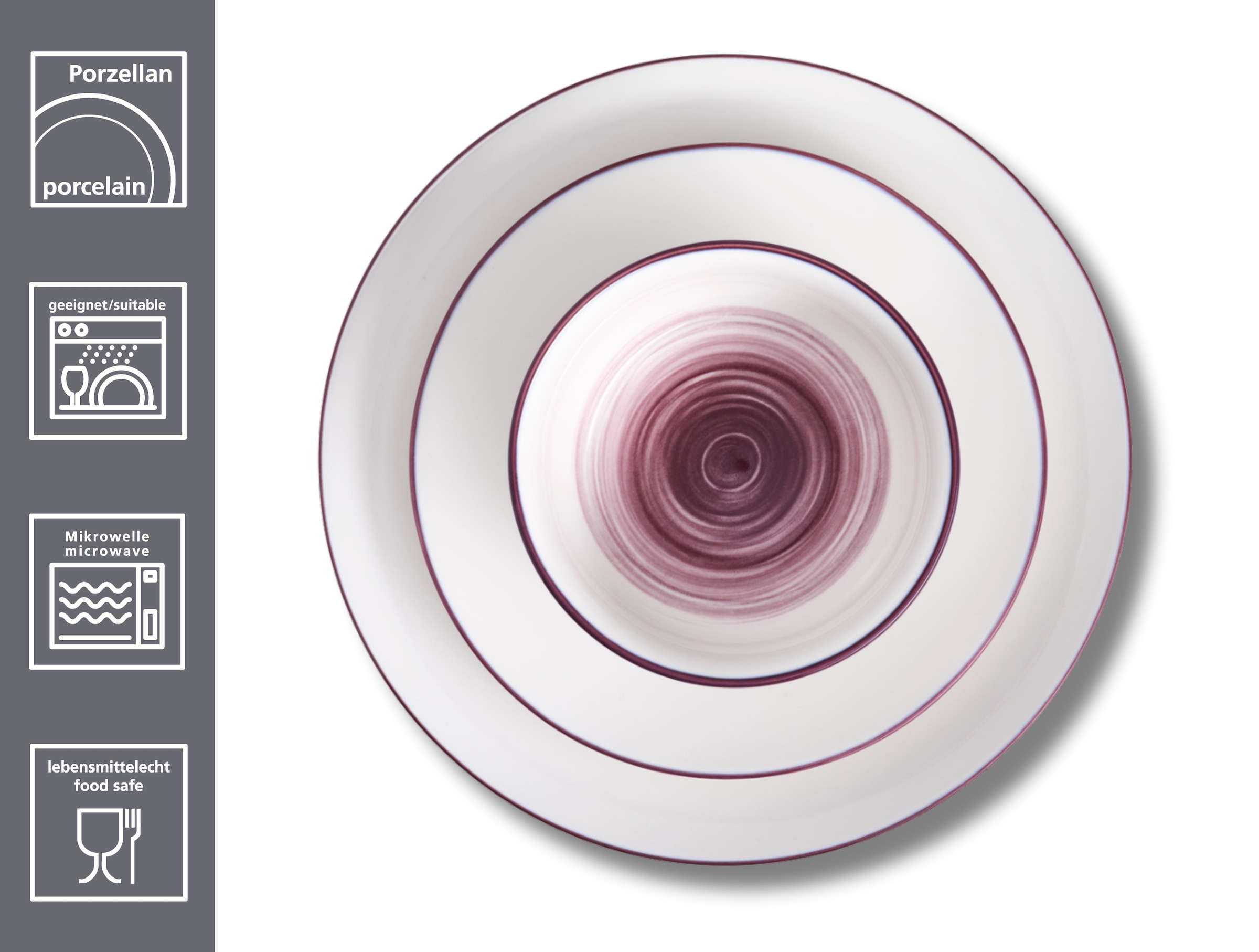 Ritzenhoff & Breker Service combiné »Luna« Aquarell-Stil