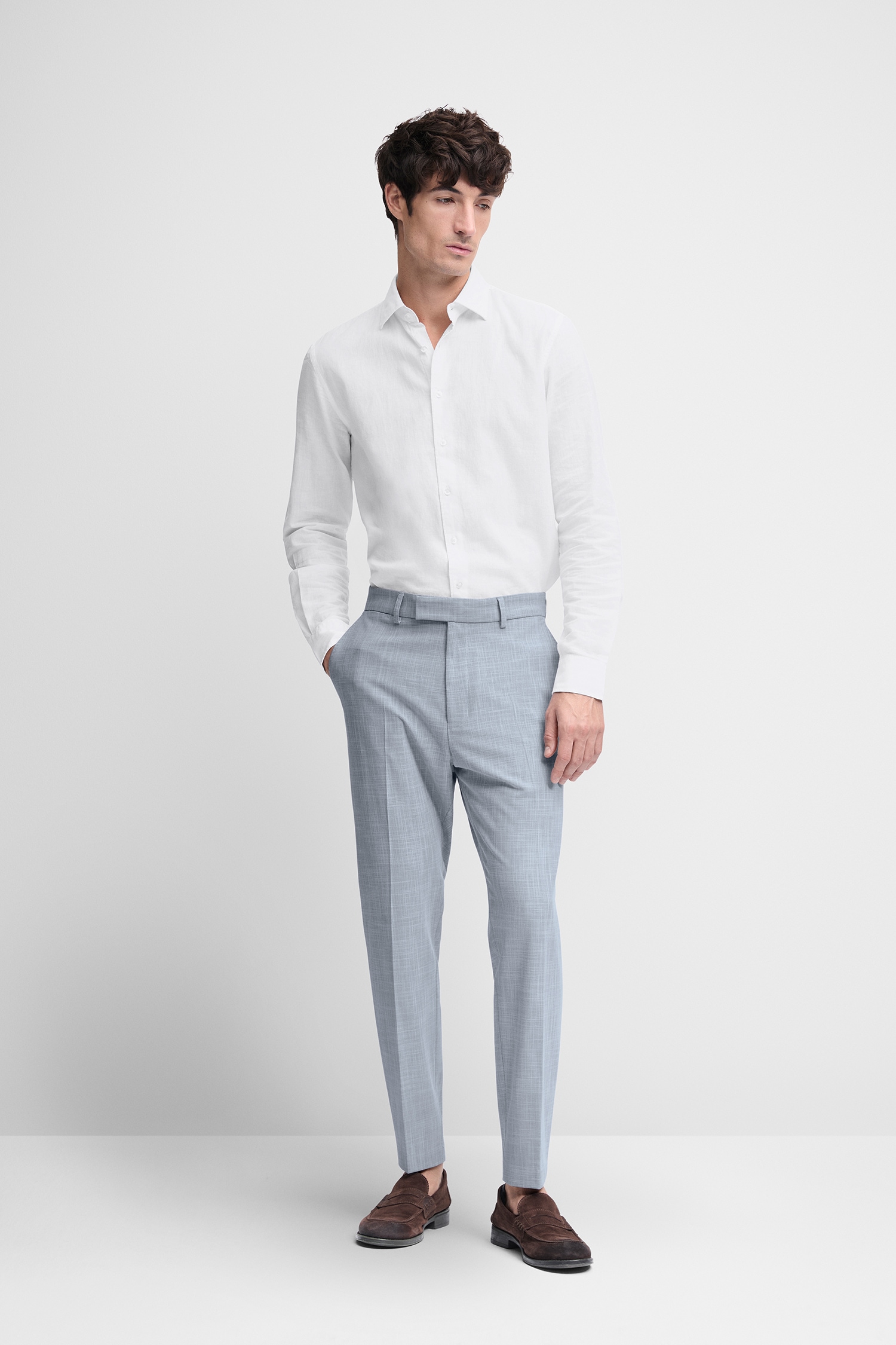 Cinque Anzughose »CIBEPPE«  Tapered-Fit, mit dezenter Struktur, normale Leibhöhe