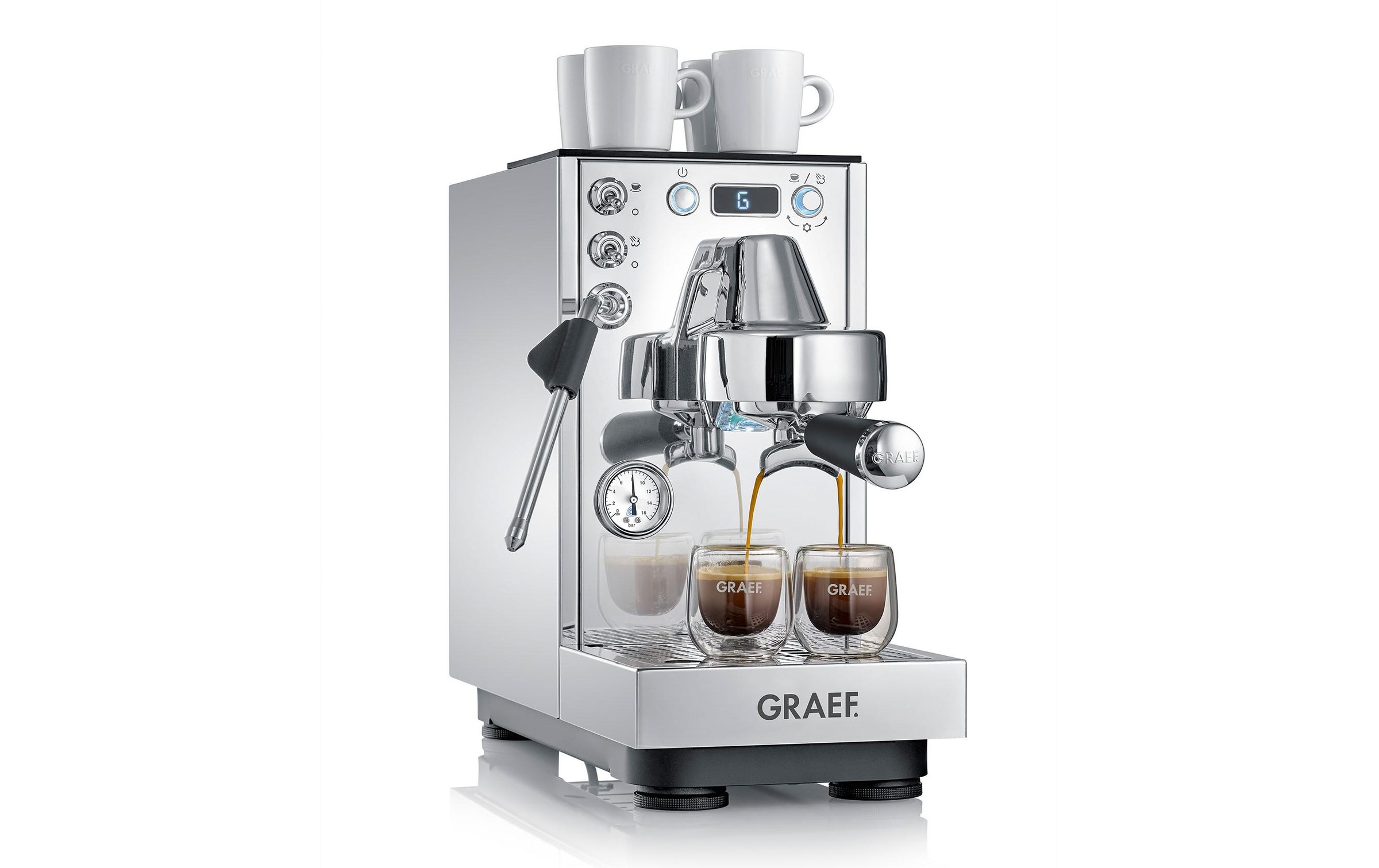 Graef Machine à café à porte-filtre »Dicianova Silber«