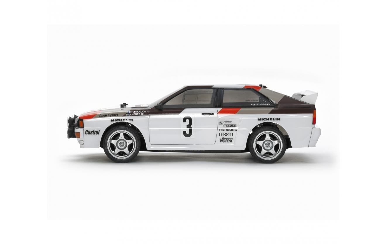 Tamiya RC-Auto »Audi Quattro A2 TT-02 Bausatz«