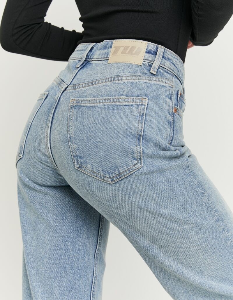 Tally Weijl Jeans taille haute »SPADEPEPPER« Baumwollmischung, High-Waist mit geradem Beinverlauf