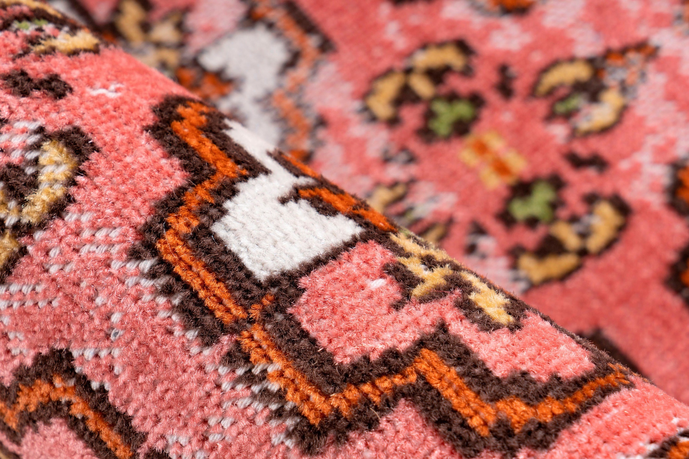 calo-deluxe Tapis »Ruzica-606« Rectangulaire 6 mm Höhe Flachgewebe, Vintage Design, Wohnzimmer