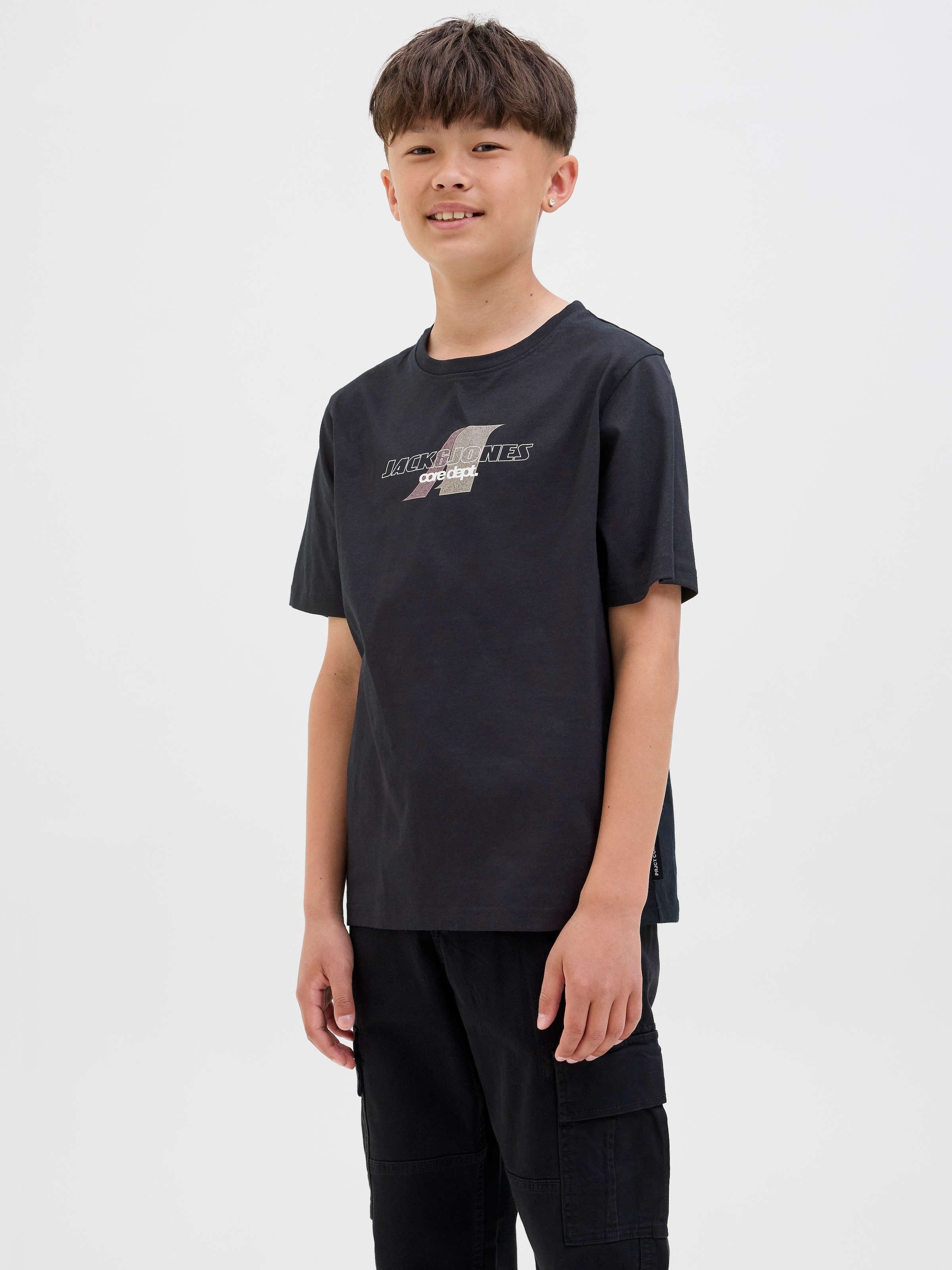 Image of Jack & Jones Junior T-Shirt "JCOTIER FRONT PRINT TEE SS CN SN JNR"