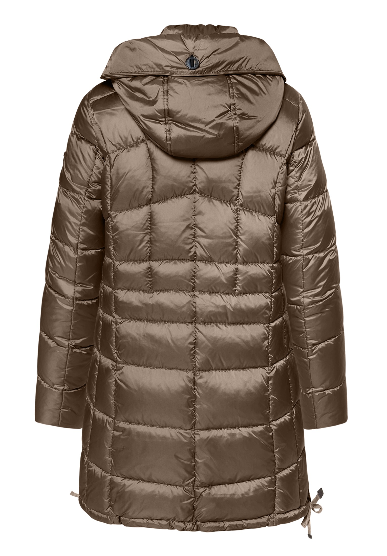 Gil Bret Manteau matelassé Manteau d'hiver avec capuche amovible et fermeture éclair / patte de boutonnage