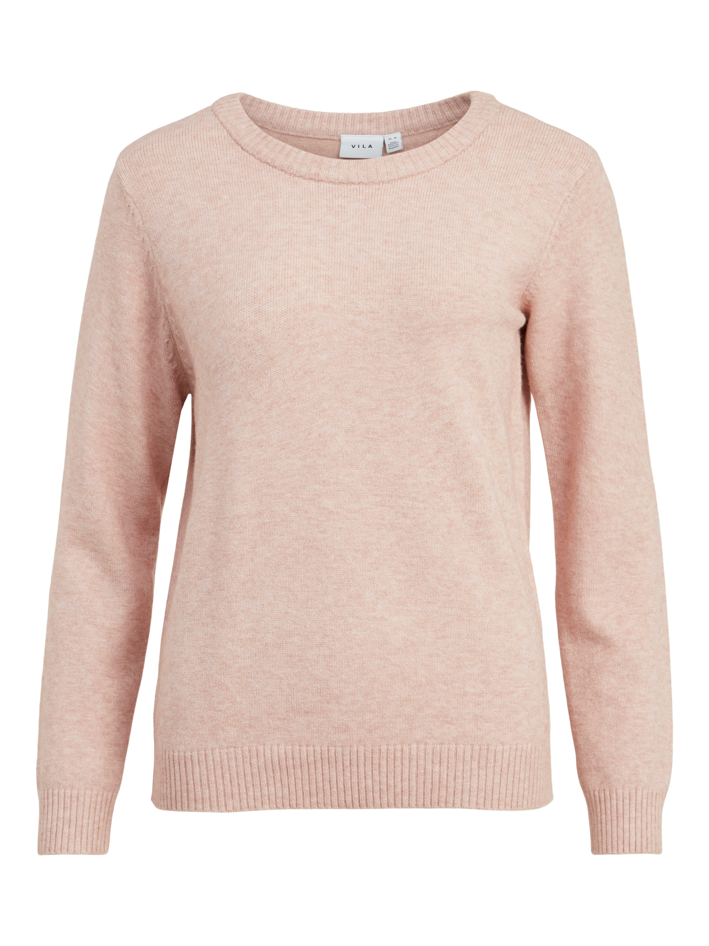 Vila Rundhalspullover »VIRIL-O-PULLI«, Feinstrick mit feinen Strickdetails