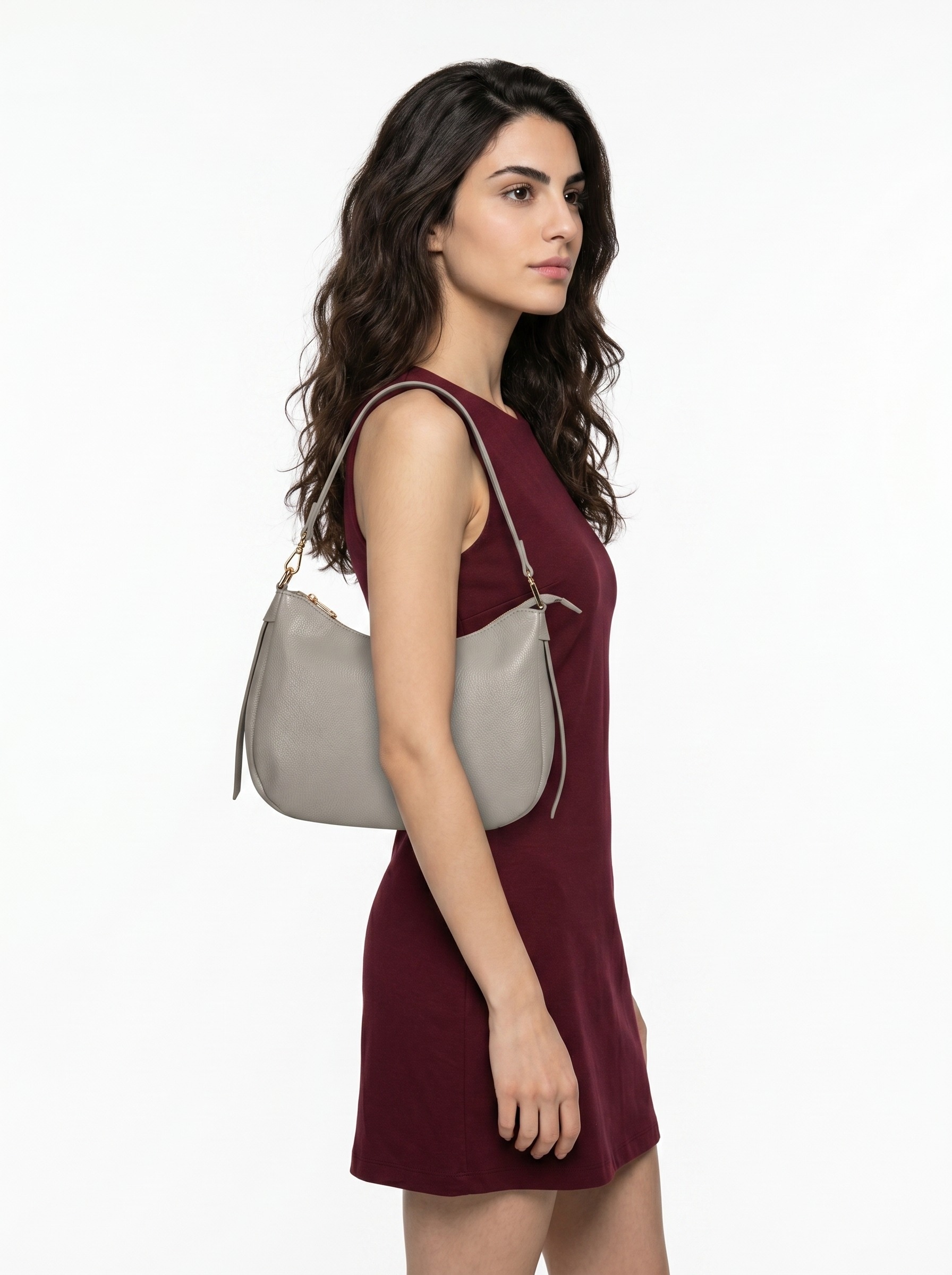 Cluty Sac à bandoulière echt Leder, Made in Italy