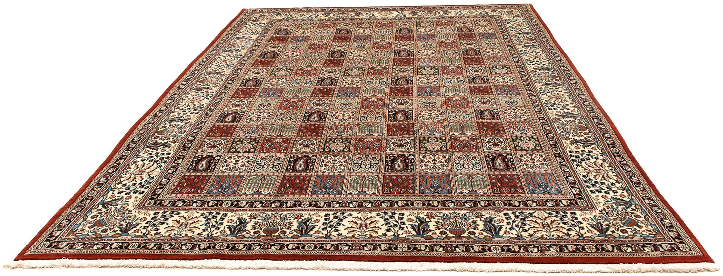 Image of morgenland Orientteppich »Perser - Classic - 350 x 240 cm - mehrfarbig«, rechteckig, 10 mm Höhe, Wohnzimmer, Handgeknüpft, Einzelstück mit Zertifikat bei Ackermann Versand Schweiz