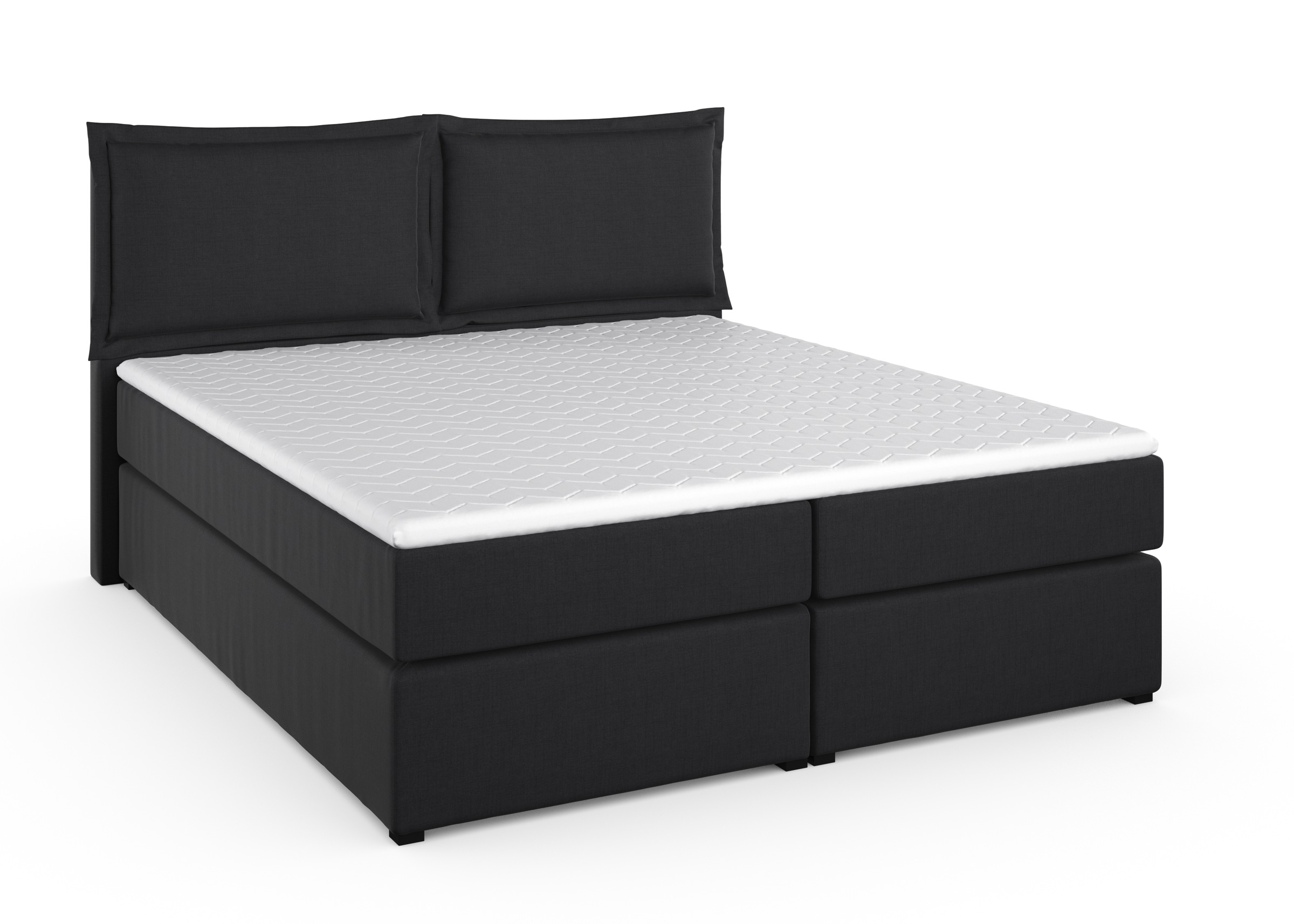 Home affaire Boxspringbett »Lysann«, 5fach verstellbares Kopfteil, in 4 Breiten, 3 Matratzenarten