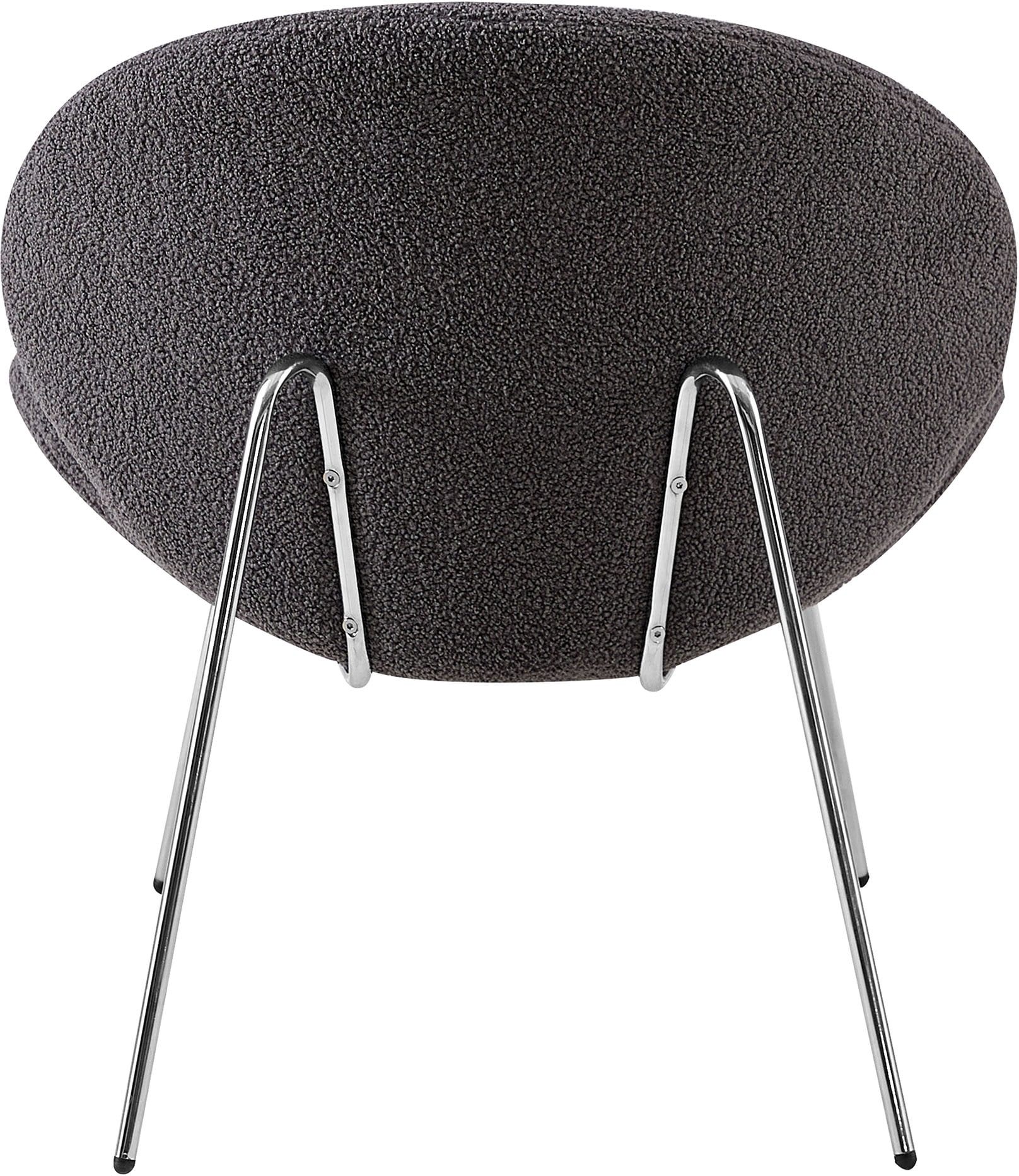 Kayoom Chaise rembourrée »Stuhl Jaden 125 2er-Set, im angesagten Stoff mit dem Kräusel-Effekt« (Set) 2 cuisÄsthetisch minimalistisches Design, Bouclé Stoff, breites Sitzen