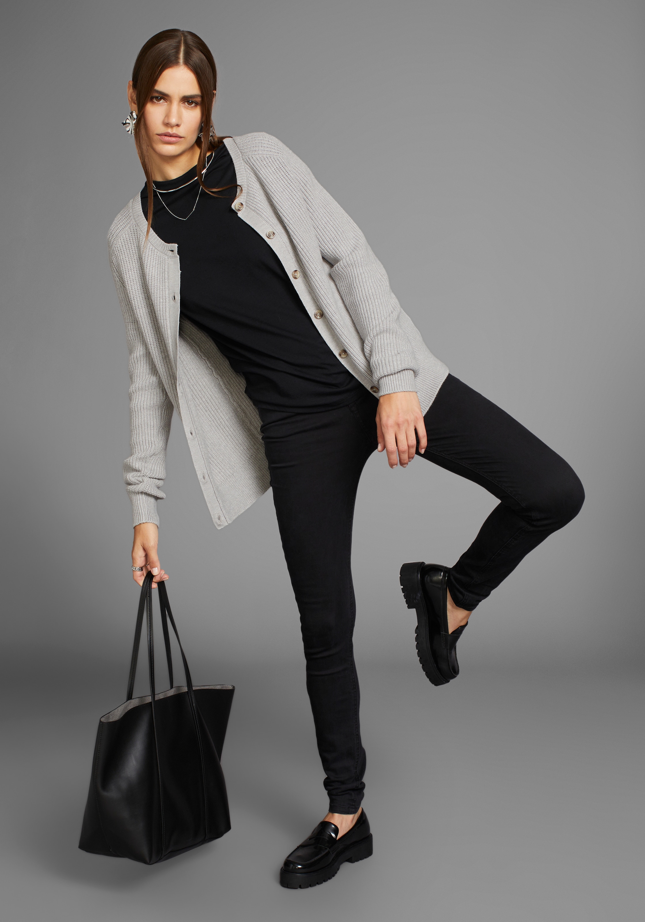 HECHTER PARIS Cardigan, mit Knopfleiste