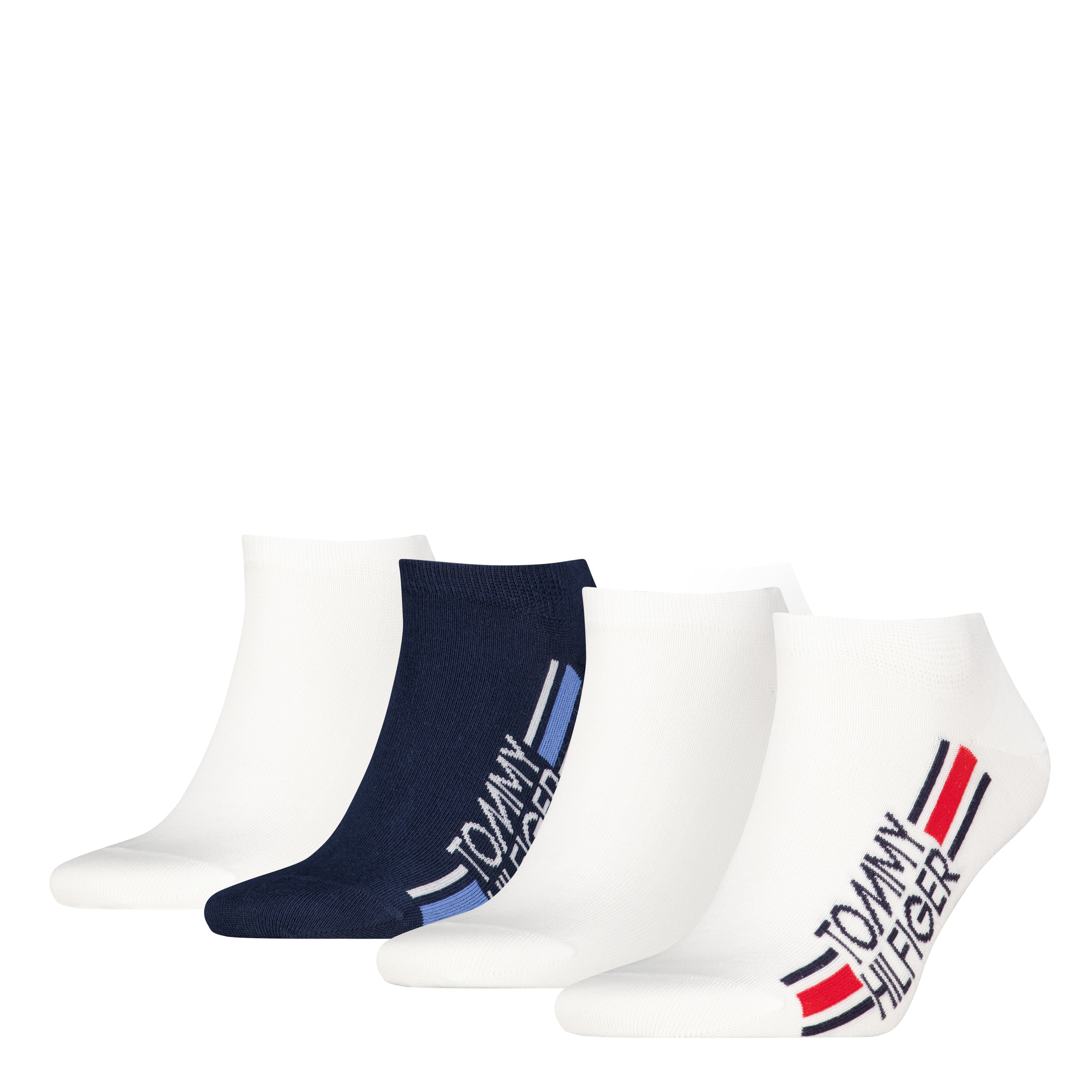 Image of Tommy Hilfiger Sneakersocken "TH MEN SNEAKER 4P LOGO STRIPE ECOM" 4 Paar