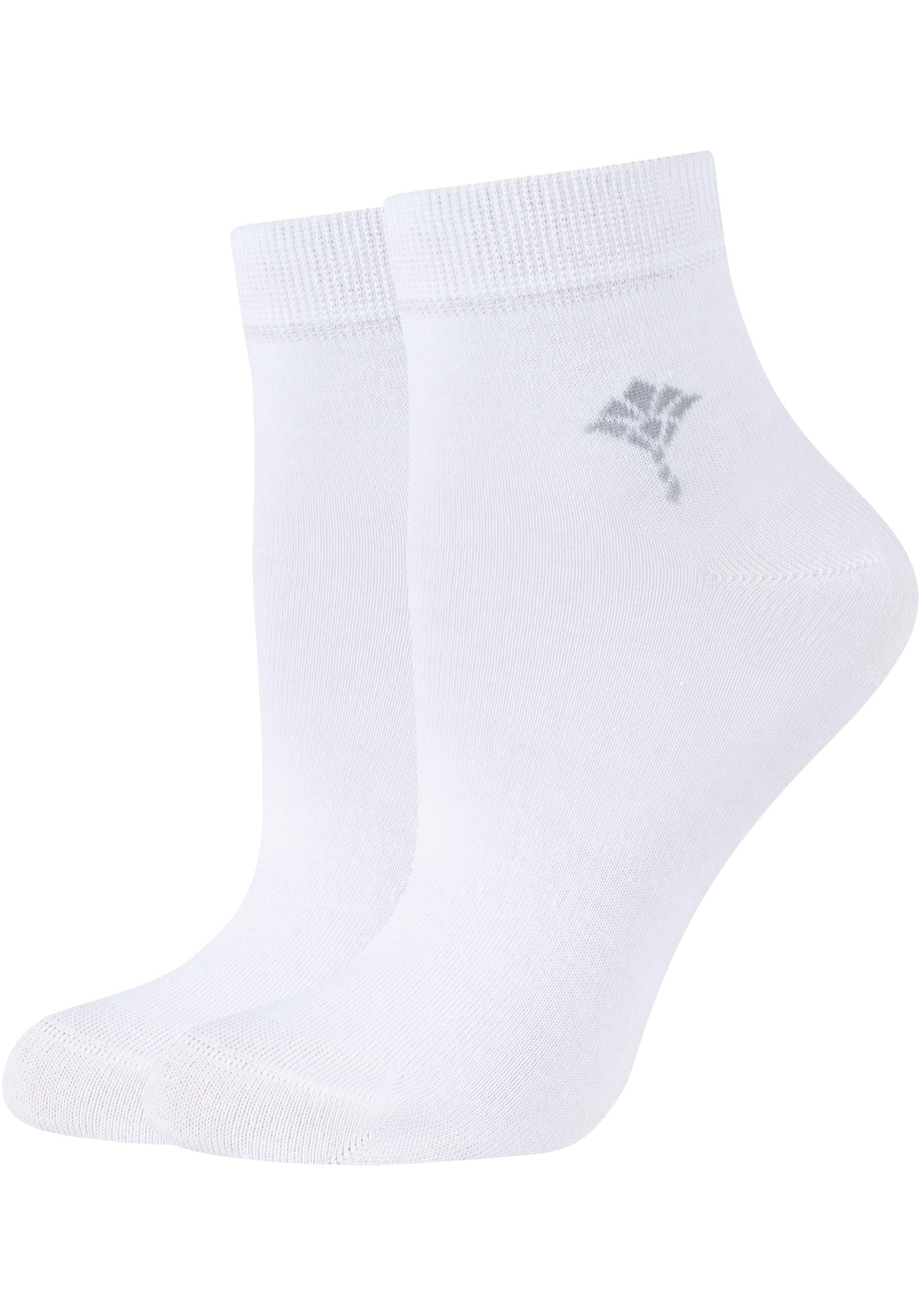 JOOP! Kurzsocken »for your daily glam«, (4 Paar), mit weichem Fussbett