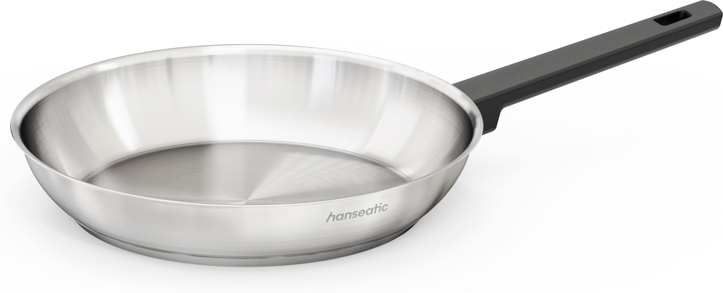 Hanseatic Pfannen-Set »SMART« Edelstahl 18/10 Set, 1x Pfanne Ø 20 cm, 24 cm und 28 cm, 3 tlg. ohne Beschichtung, energiesparend, für alle Herdarten, inkl. Induktion