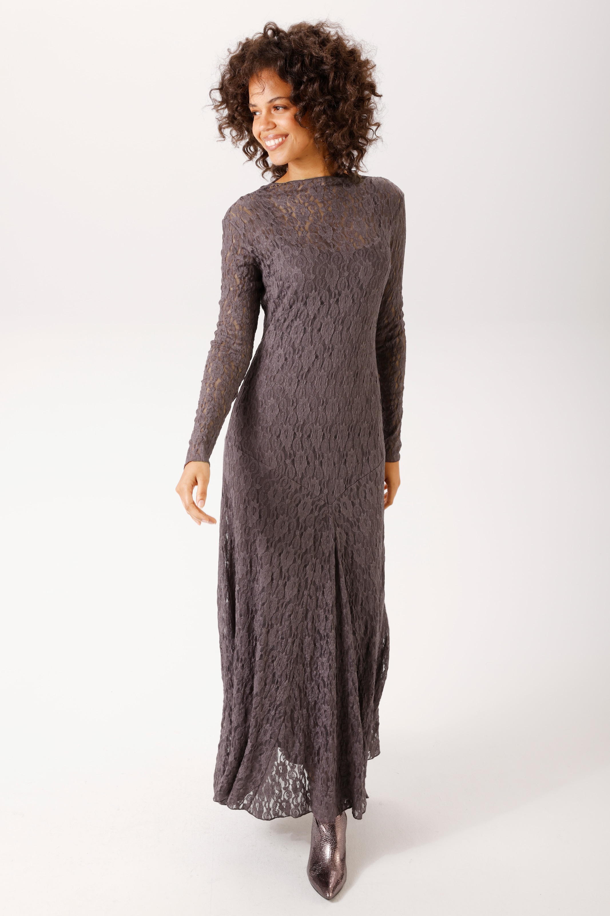 Aniston CASUAL Maxi robe en dentelle délicate et élastique - NOUVELLE COLLECTION
