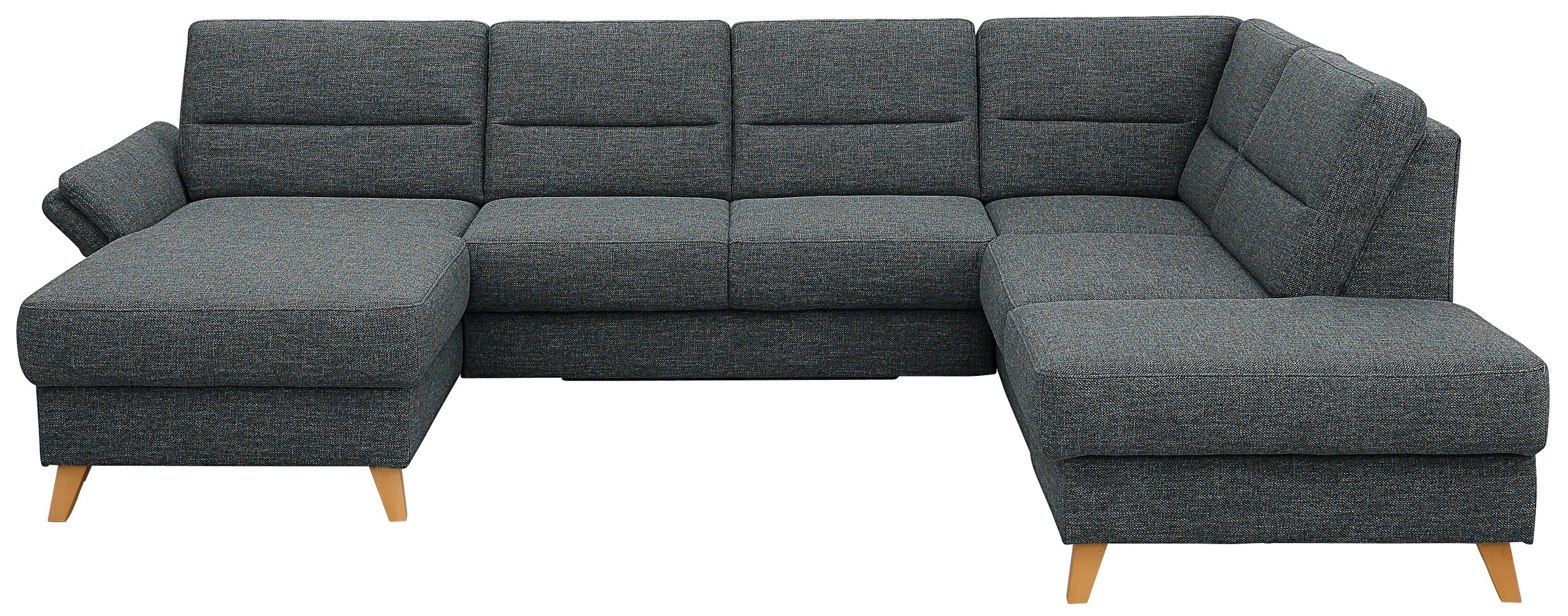 Image of Home affaire Wohnlandschaft »Westerland«, Federkern-Polsterung, wahlweise mit Bettfunktion, Stauraum und Armlehn-Verstellung bei Ackermann Versand Schweiz