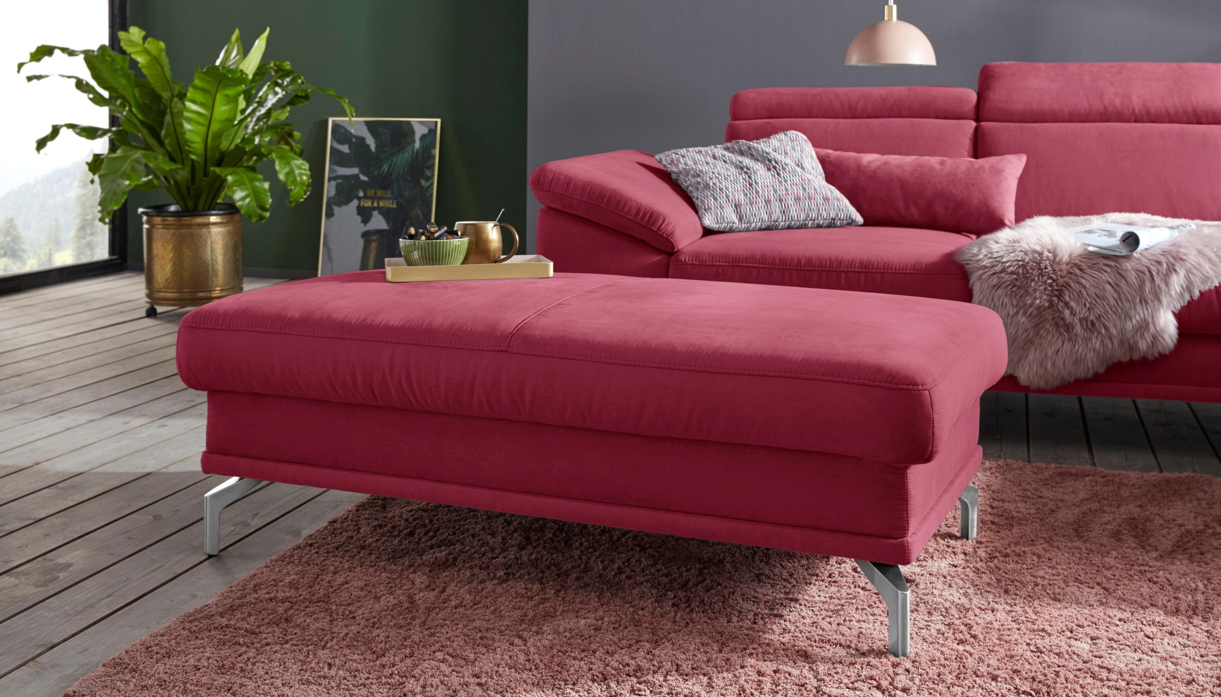 Image of sit&more Polsterhocker, inklusive Federkern bei Ackermann Versand Schweiz