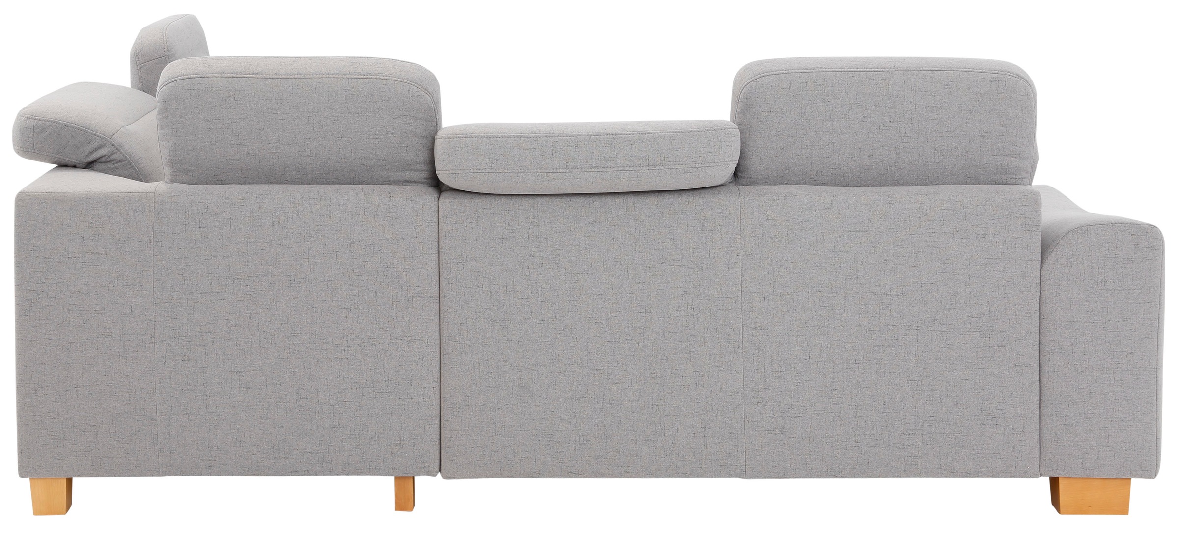 Home affaire Ecksofa »Dundee L-Form«, wahlweise mit Kopfteilverstellung und zusätzlich mit Bettfunktion
