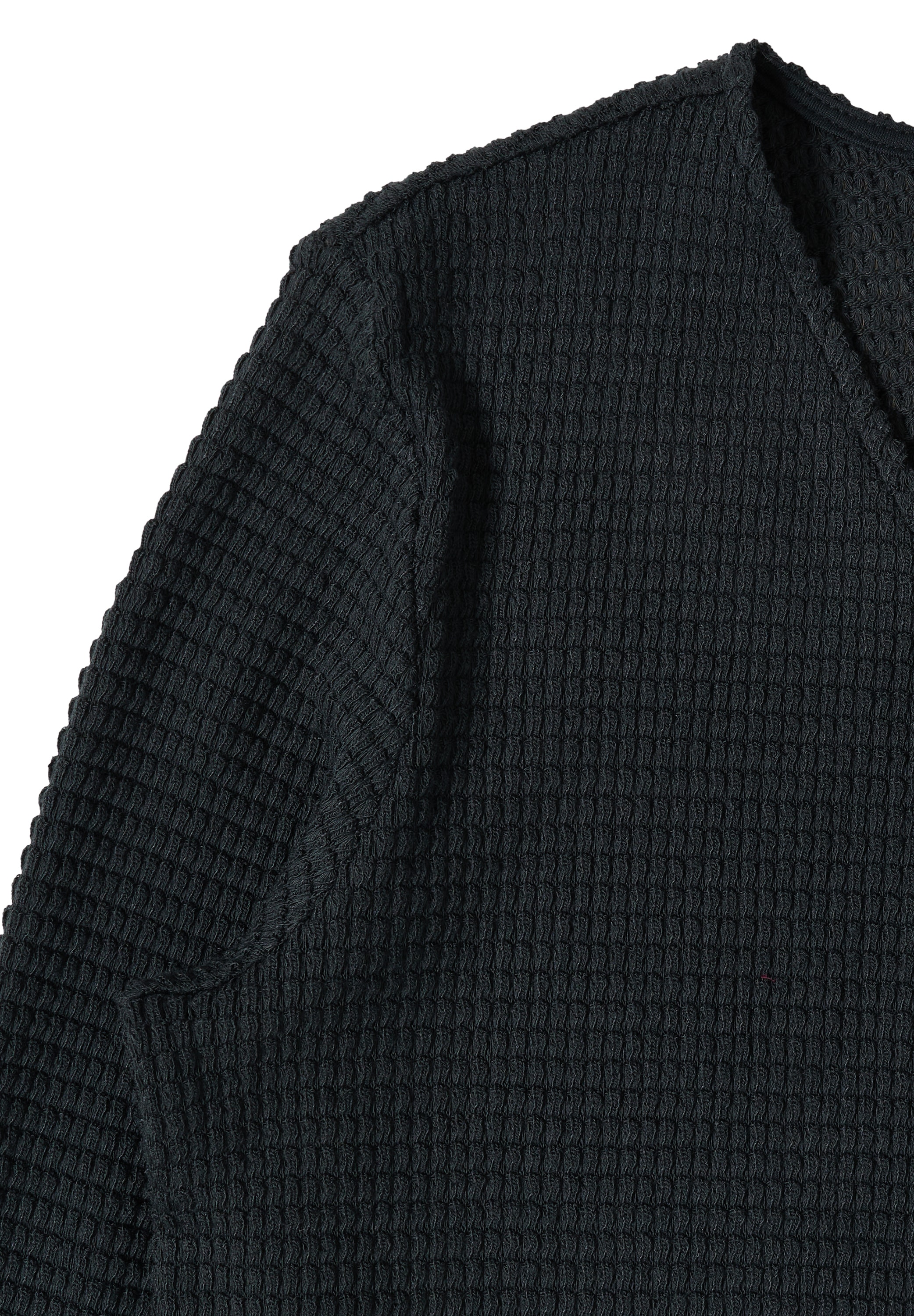 Cecil Shirtjacke Offene 3/4-Arm Jacke im Ajour-Look