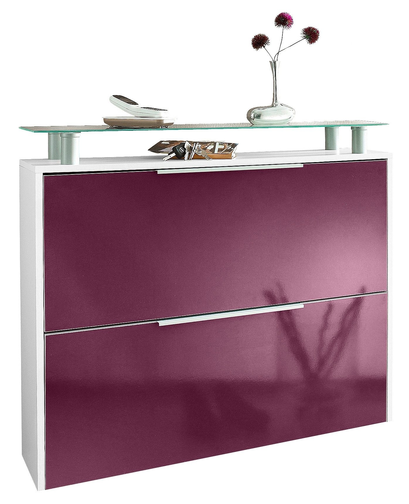 Image of borchardt Möbel Schuhschrank »Rena«, Hängeschuhschrank, mit Glasablage bei Ackermann Versand Schweiz