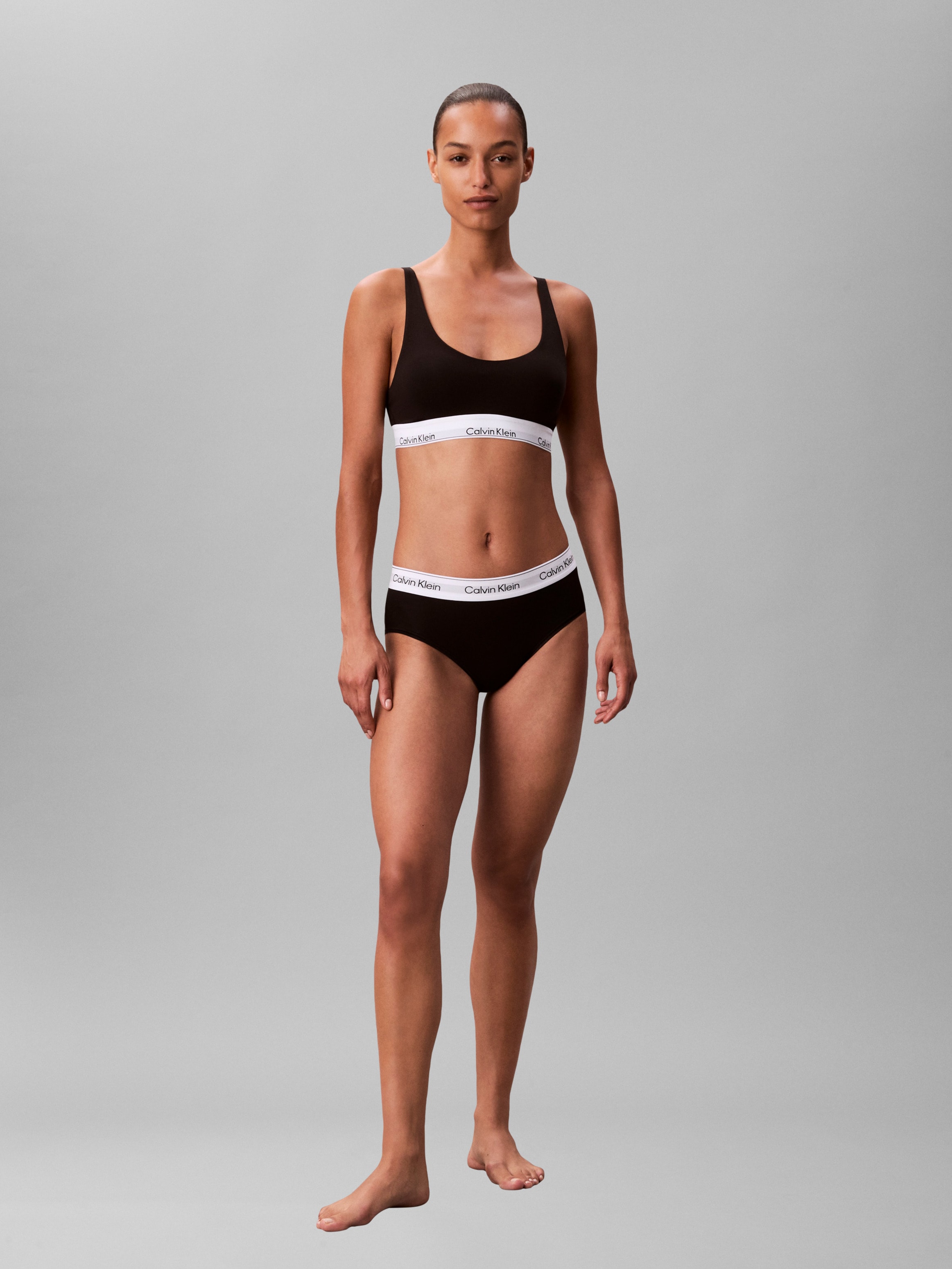 Calvin Klein Underwear Soutien-gorge à bretelles »LIGHTLY LINED BRALETTE« Mit elastischem Saum