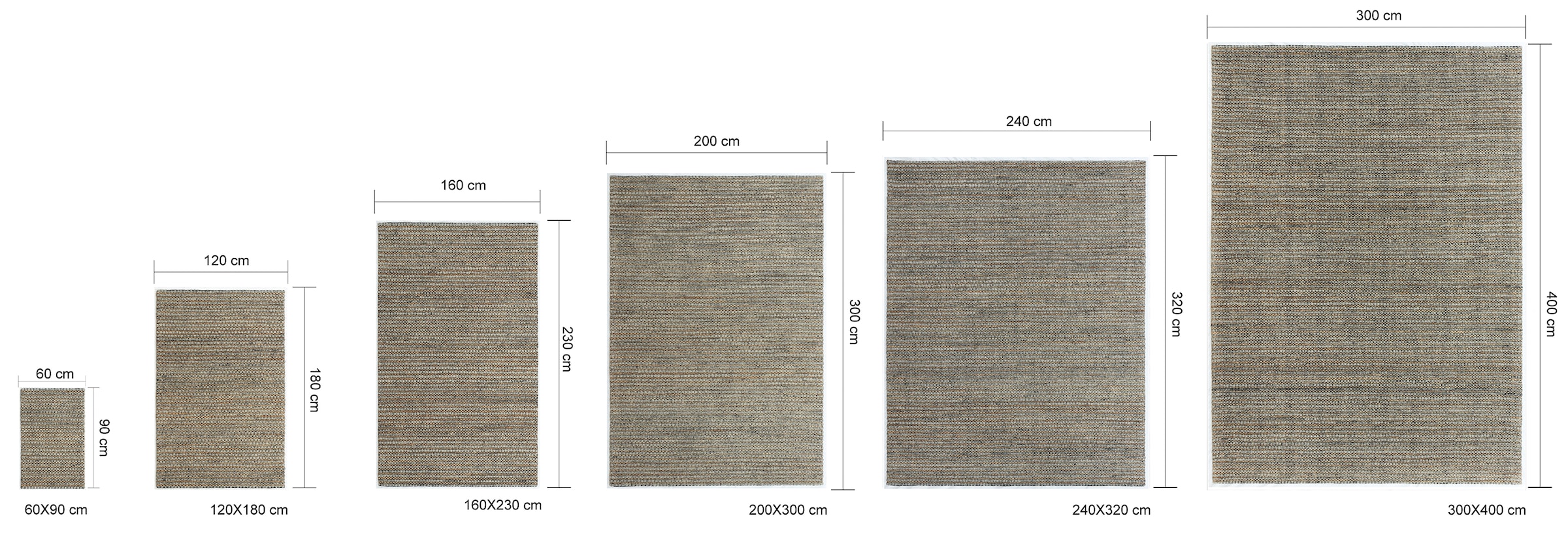 my home Wollteppich »Leevy, Wolle und Jute, handgewebt, Handweb Teppiche« rechteckig 25 mm Höhe schöne Streifenoptik, Wohnzimmer, Schlafzimmer, Esszimmer