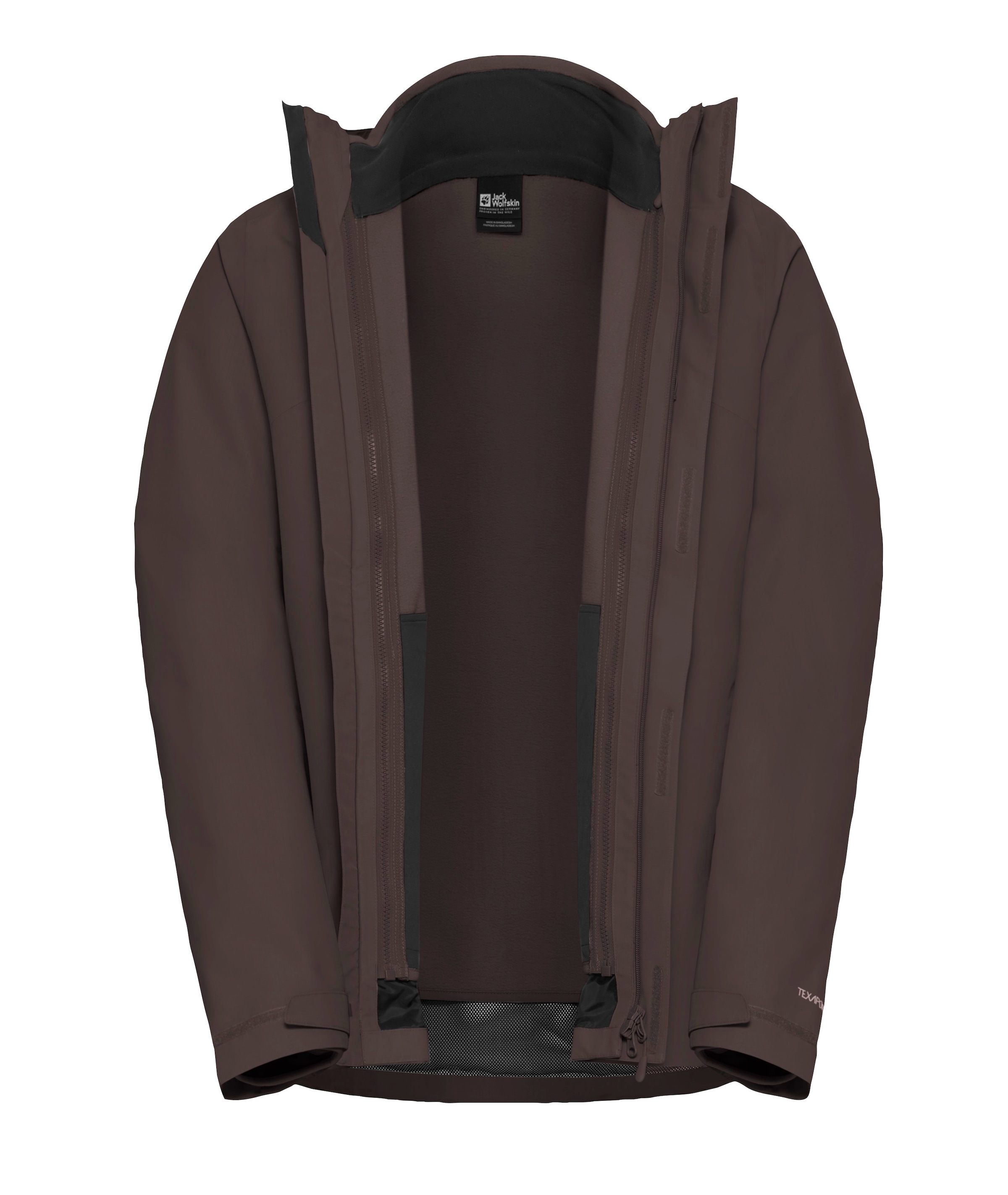 Jack Wolfskin 3-in-1-Funktionsjacke »ALTENBERG 3IN1« mitKapuze 3in1, wasserabweisend, Übergangsjacke