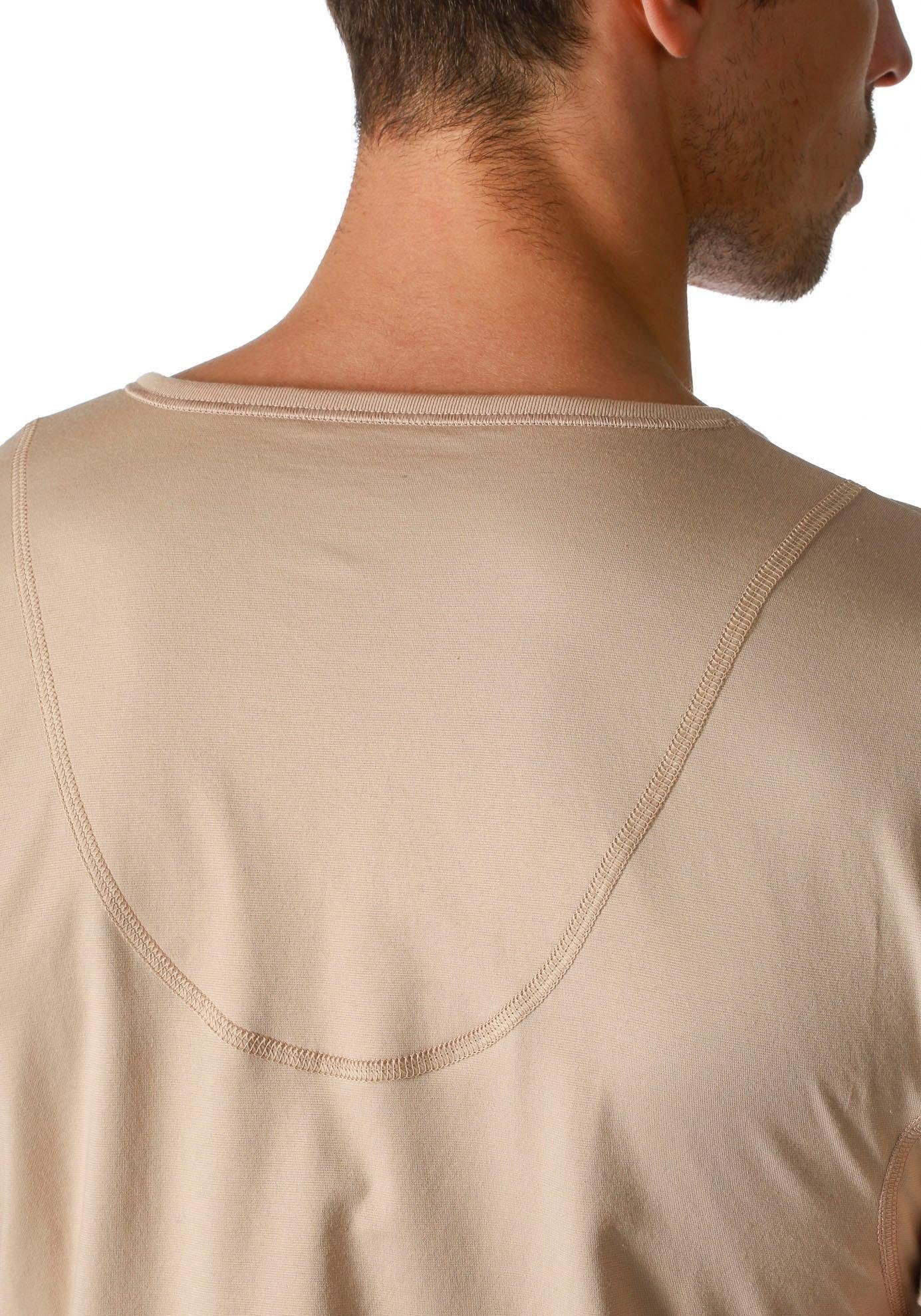Mey Unterziehshirt »DRY COTTON FUNCTIONAL«, Kurzarm, tiefem V-Ausschnitt, Single Jersey, mit extra-langem Rücken