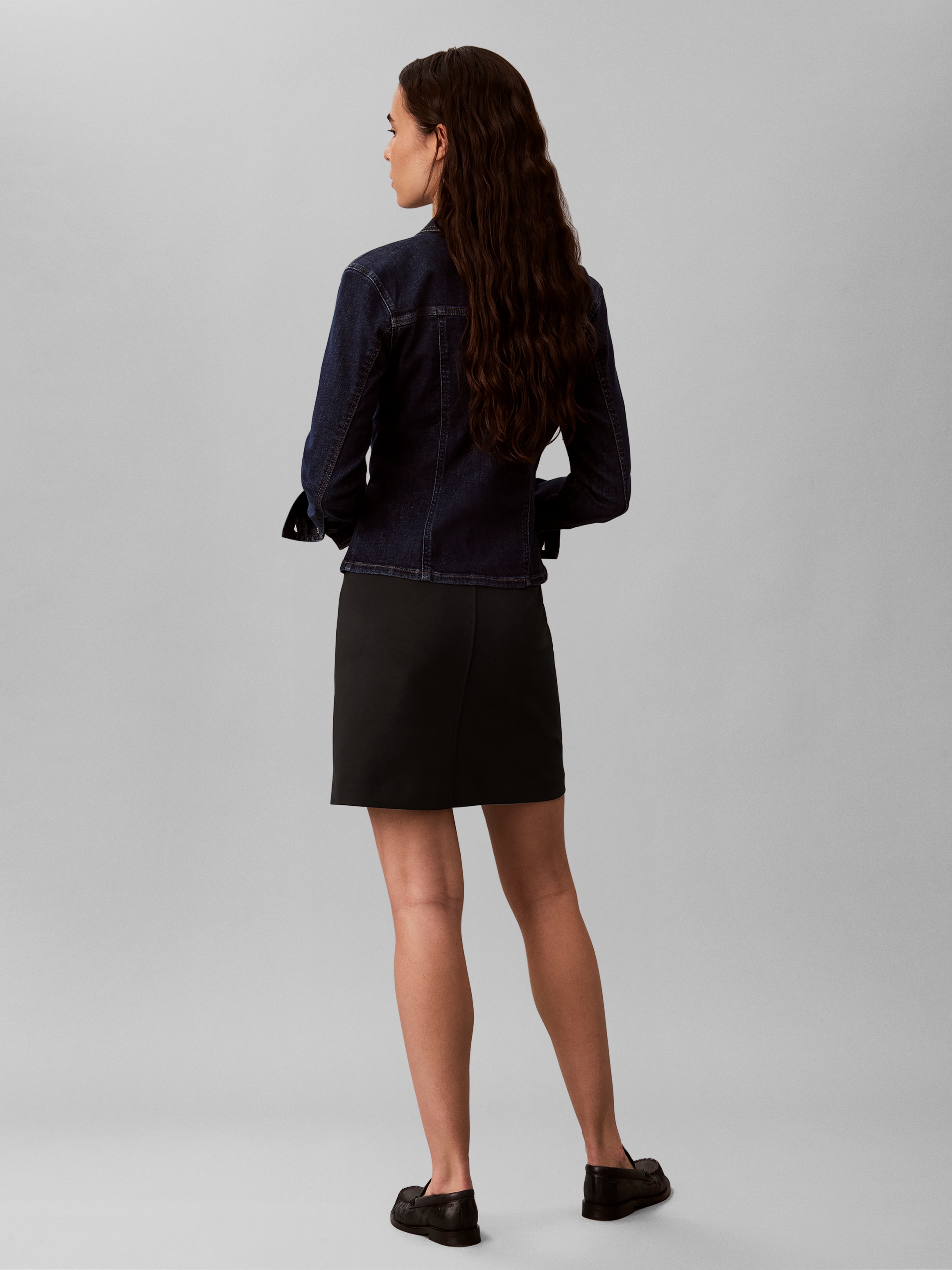 Calvin Klein Minijupe »Ponte Logo Mini Skirt« coupe régulière, logo