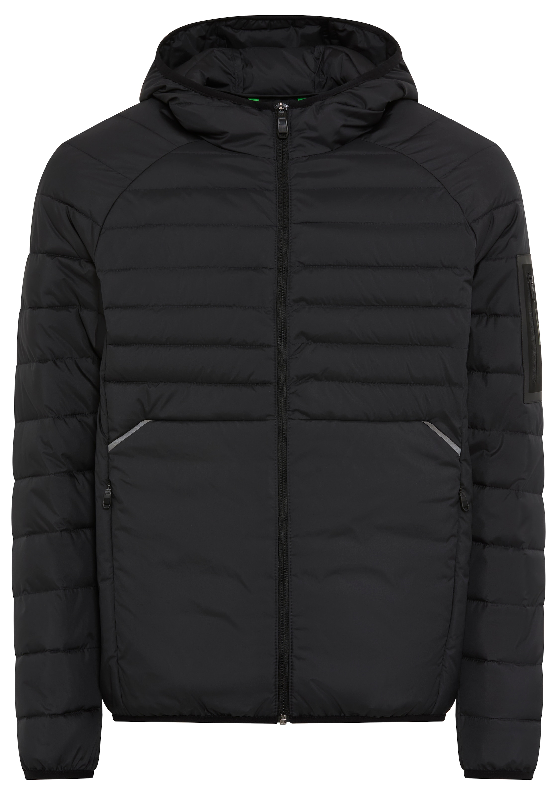 BOSS GREEN Veste matelassée »OW Urbanex JT HD« avec capuche capuche, coupe régulière, détails réfléchissants