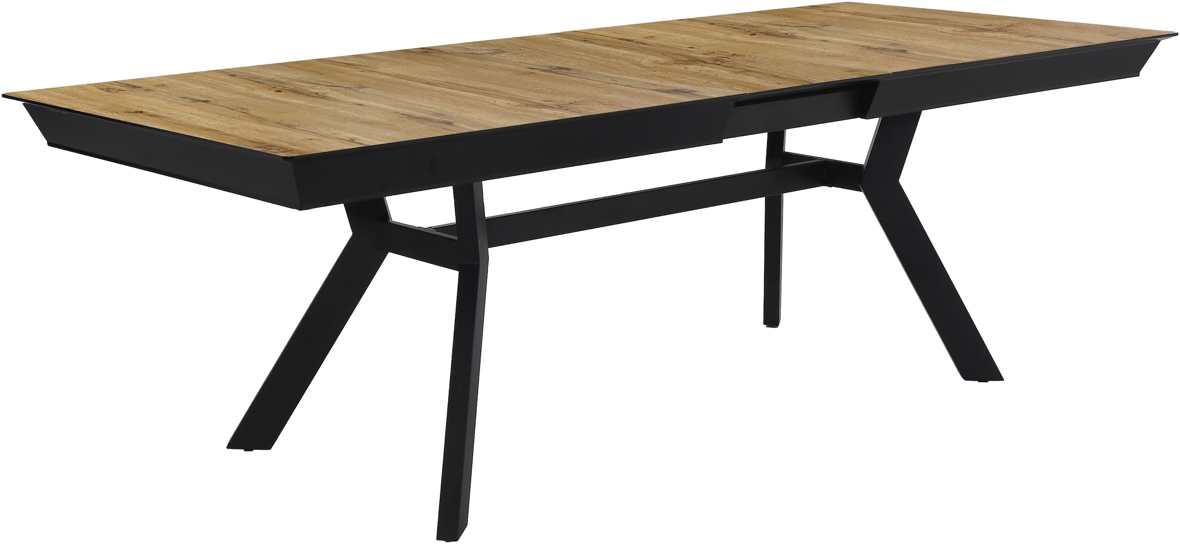 Jockenhöfer Gruppe Table de salle à manger »Tyson, 3-fach ausziehbar« extra large (200-320x100cm), extension synchronisée, mélaminé