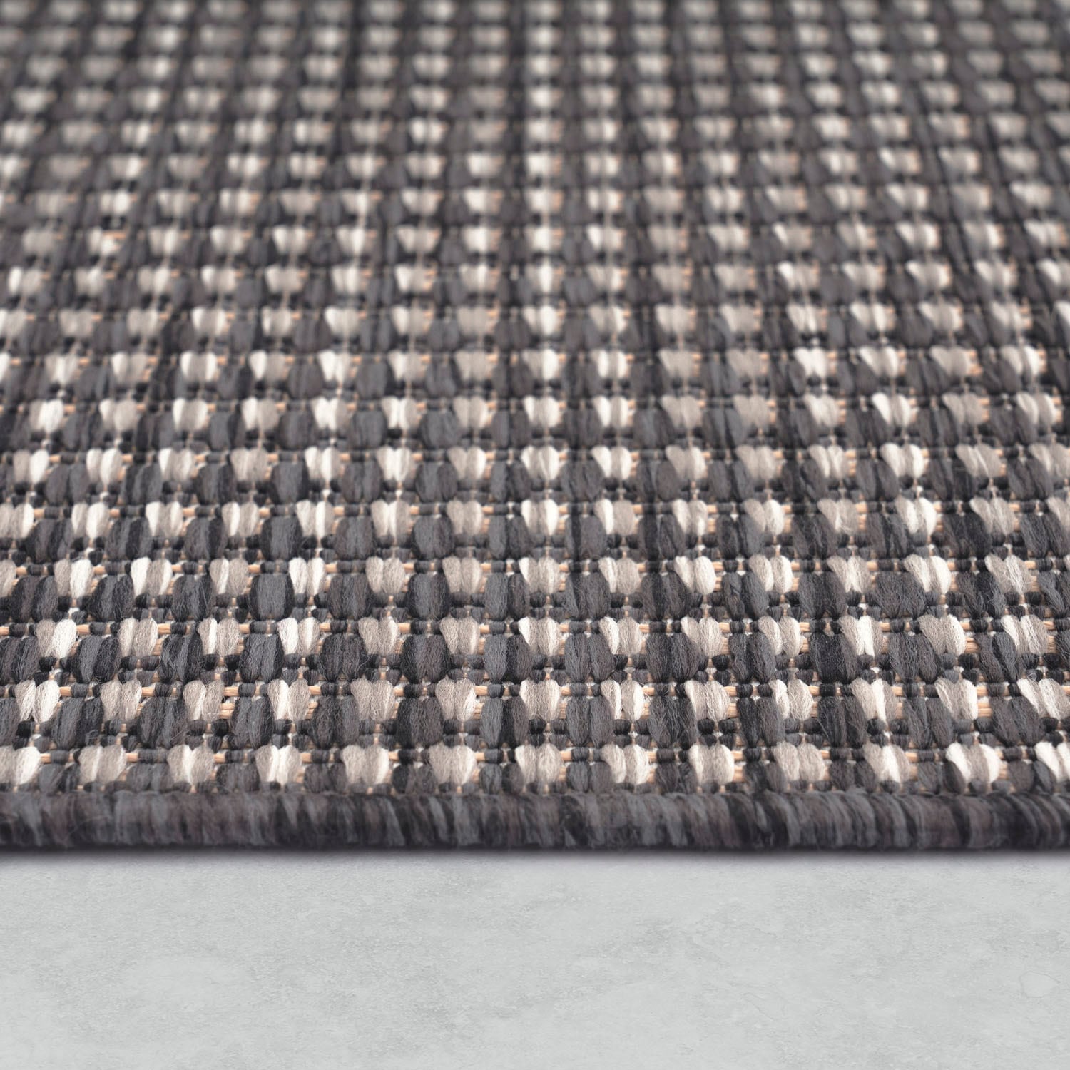 Paco Home Teppich »Napoli 777«, rechteckig, 4 mm Höhe, Flachgewebe, meliert, In- und Outdoor geeignet, Wohnzimmer