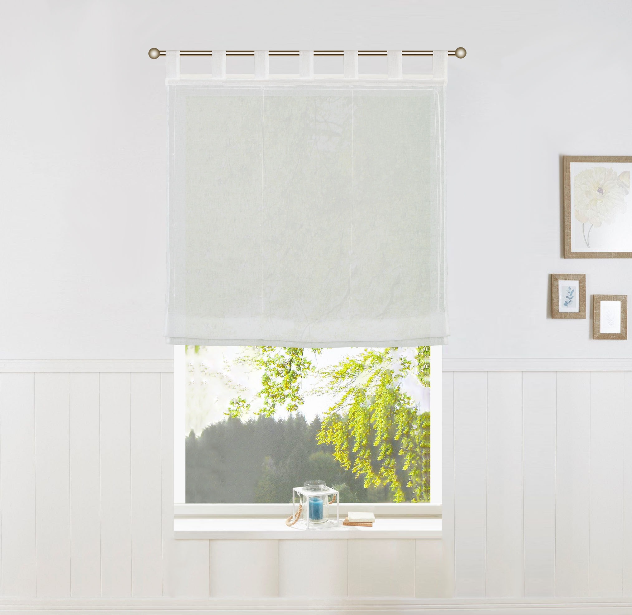 Image of my home Raffrollo »Dolly«, mit Schlaufen, Transparent, Gewebt, Polyester bei Ackermann Versand Schweiz