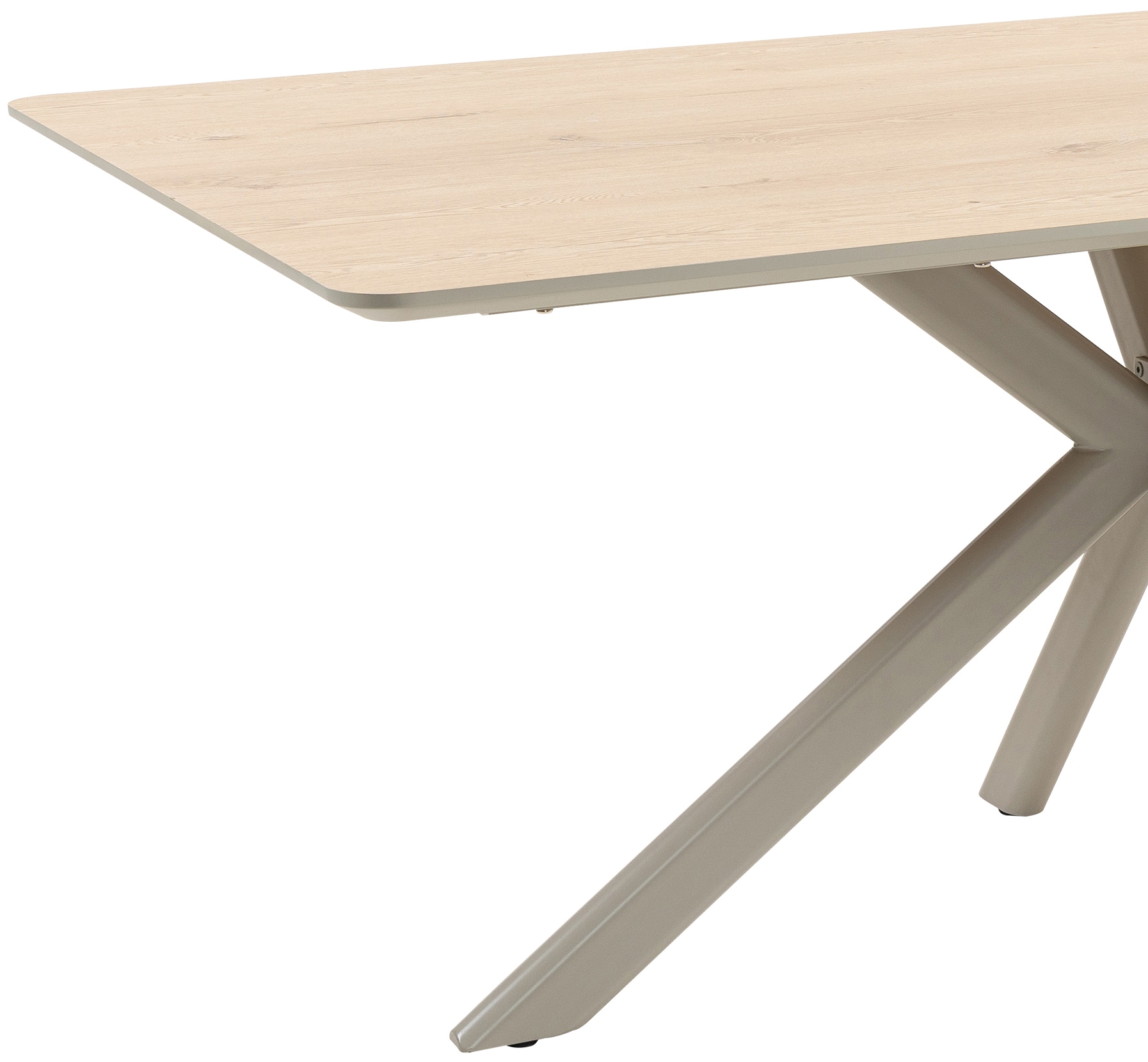 Duo Collection Table de salle à manger »Tisch Livia« 1 cuis tlg. Revêtement mélaminé, couleurs cachemire