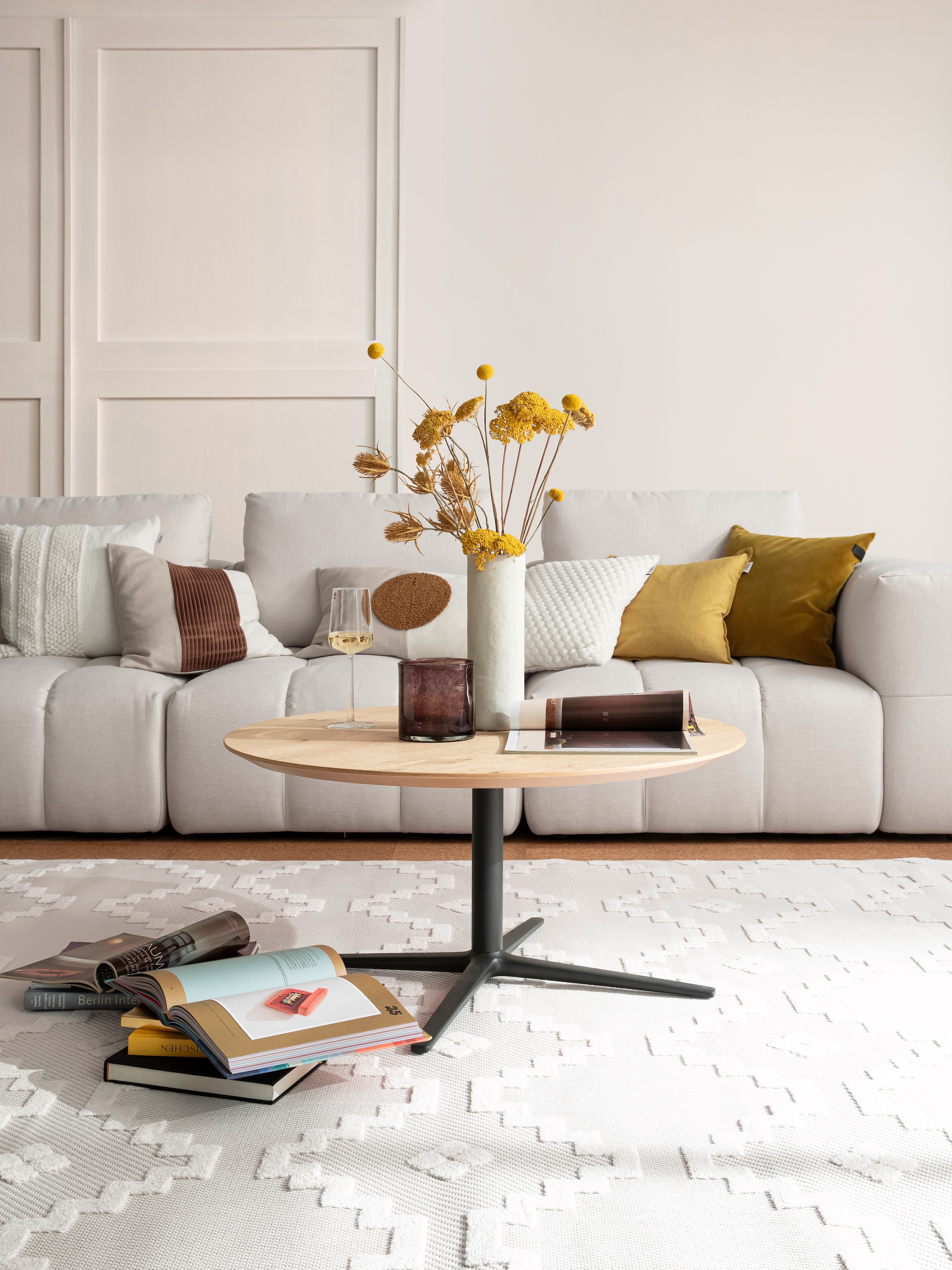 SCHÖNER WOHNEN-Kollektion Tapis »Summer 6352« Rectangulaire 6 mm Höhe In- und Outdoor geeignet, Hoch Tief Struktur, Robuster Teppich