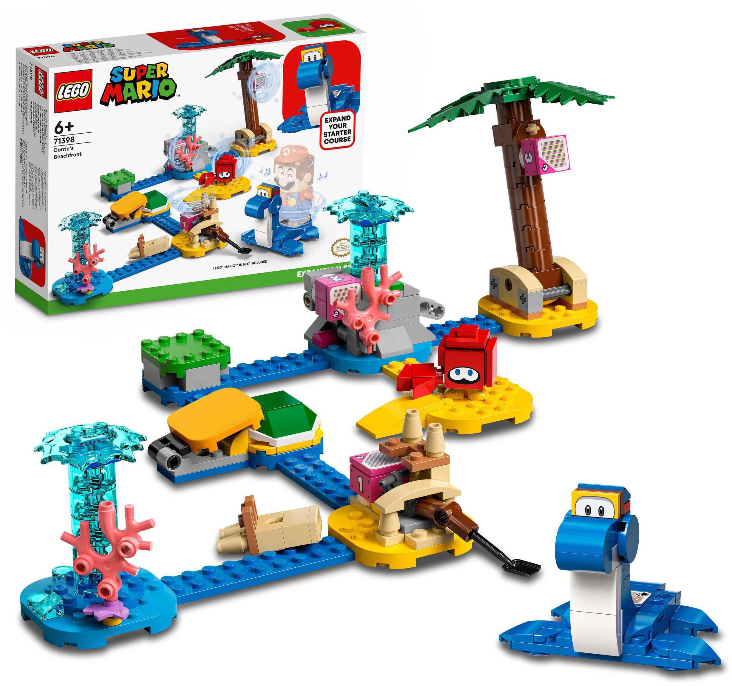 Image of LEGO® Konstruktionsspielsteine »Dorries Strandgrundstück – Erweiterungsset (71398), LEGO® Super Mario«, (229 St.) bei Ackermann Versand Schweiz