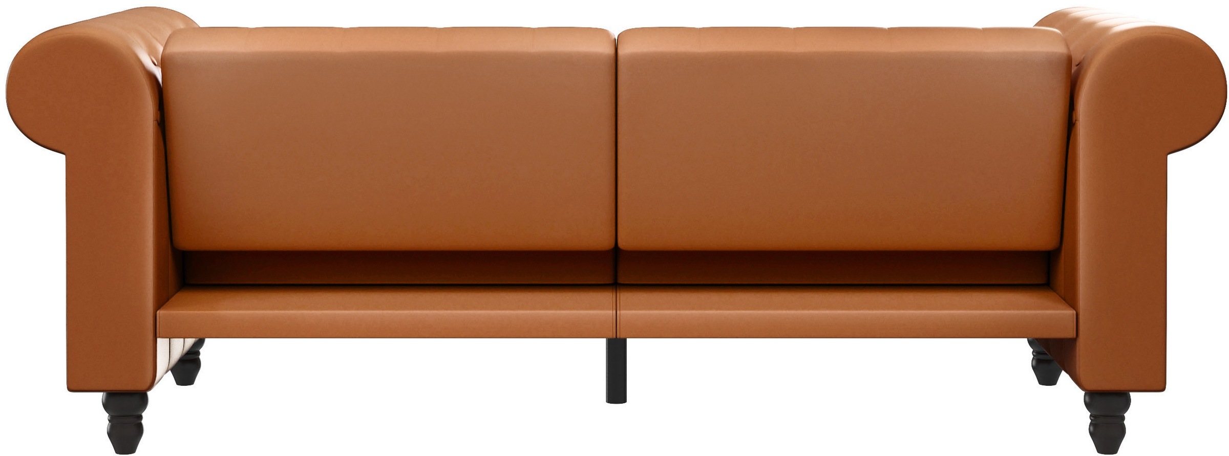 Dorel Home 3-Sitzer »Felix, Schlafsofa 236 cm, (Liegefläche 108x190cm), Rückenlehne«, 3-fach verstellbar, Velours, Kunstleder, Luxus-Microfaser Vintage