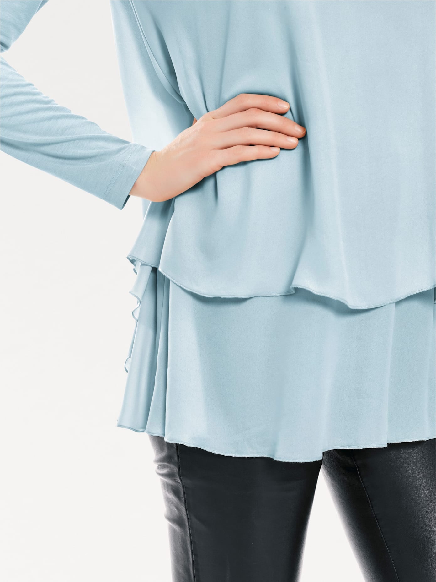 heine Rundhalsshirt »Rundhals-Shirt« 1 Stk. tlg.