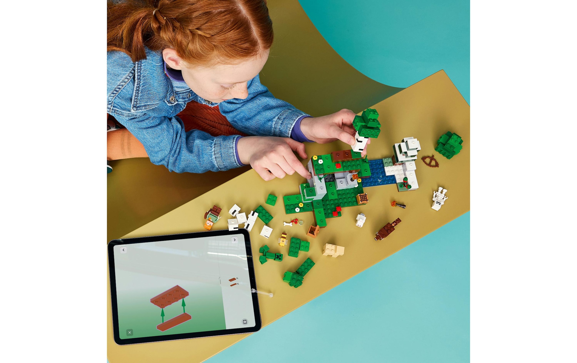 LEGO® Konstruktionsspielsteine »Erstes Abenteuer in der Nacht (21593), LEGO Minecraft« Made in Europe