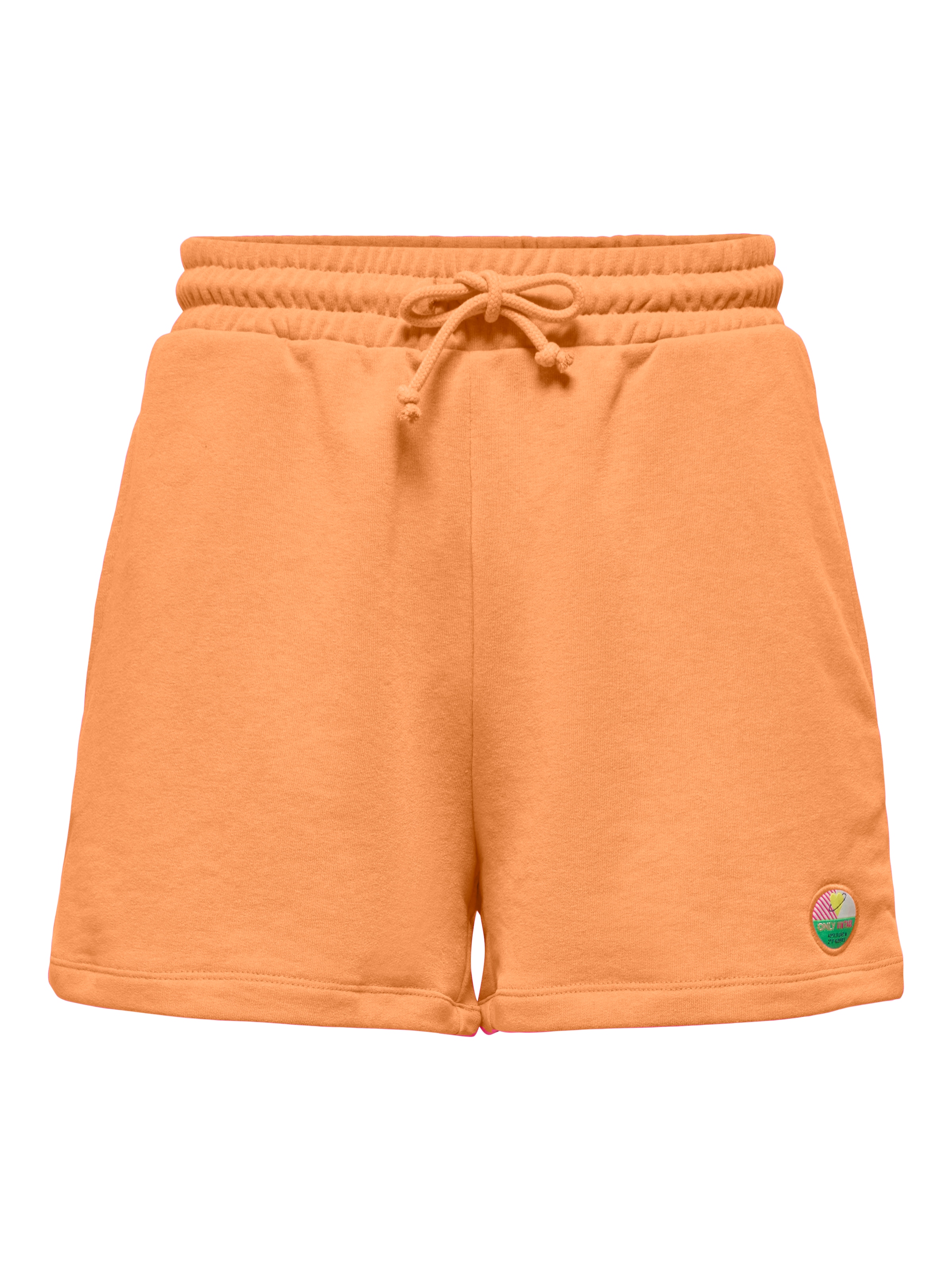 ONLY Sweatshorts »ONLMINNA SWEAT SHORTS CS SWT«  mélange de matériaux, coupe régulière