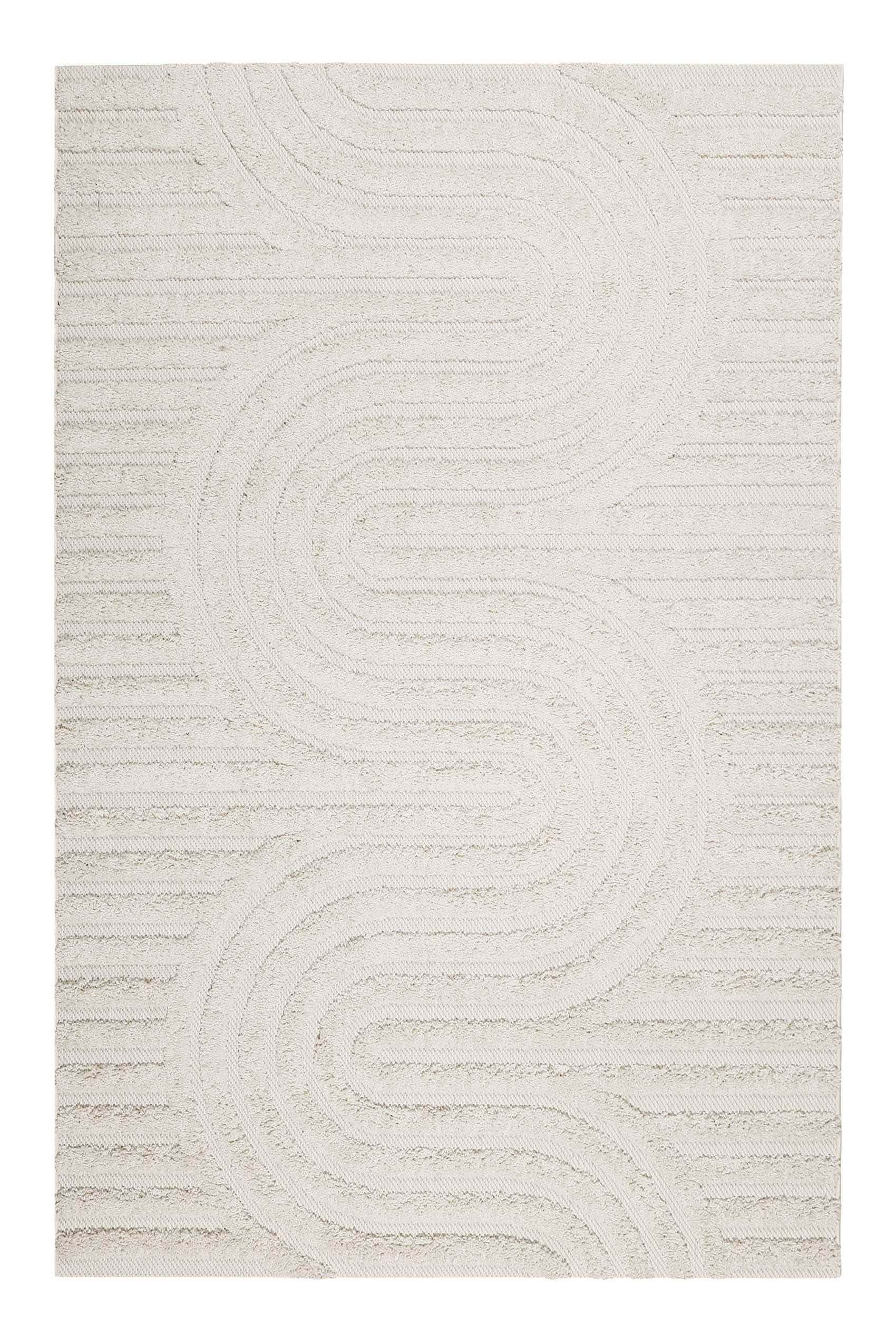Esprit Outdoorteppich »Miles,  ESP-54231«, rechteckig, 2 mm Höhe, Hoch-Tief-Effekt, grafisches Design, uni, modern, robust, Terrasse
