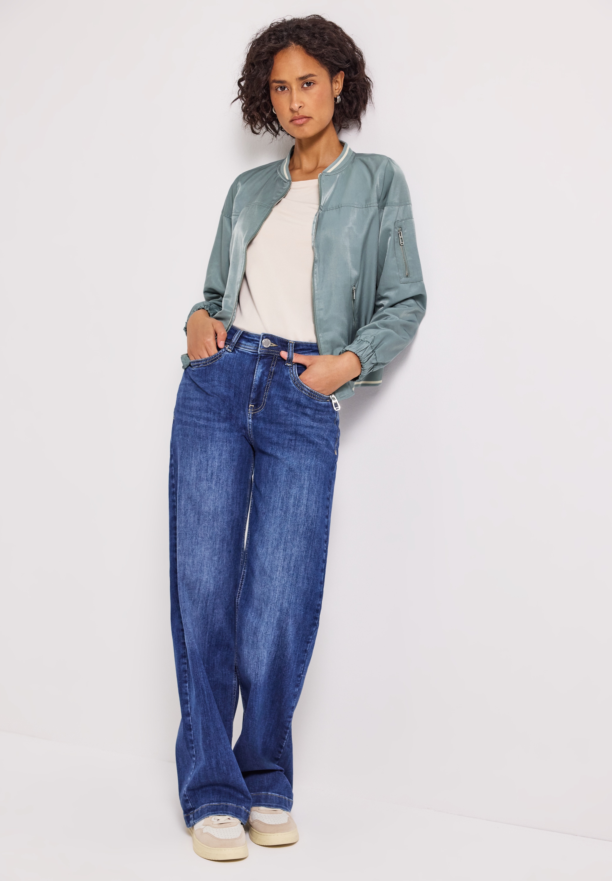 STREET ONE Blouson, mit College-Details